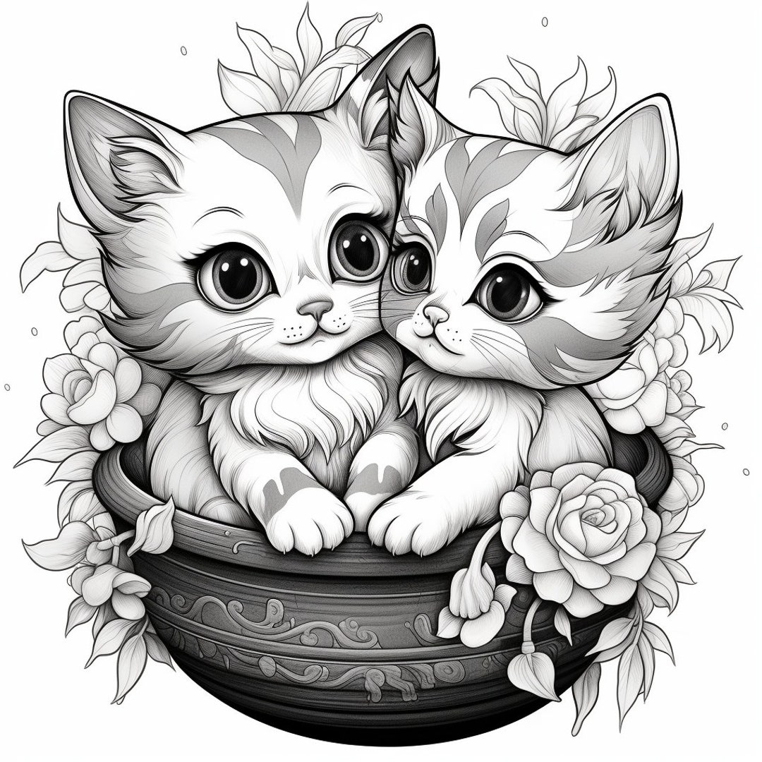 Kittin Coloring Pages