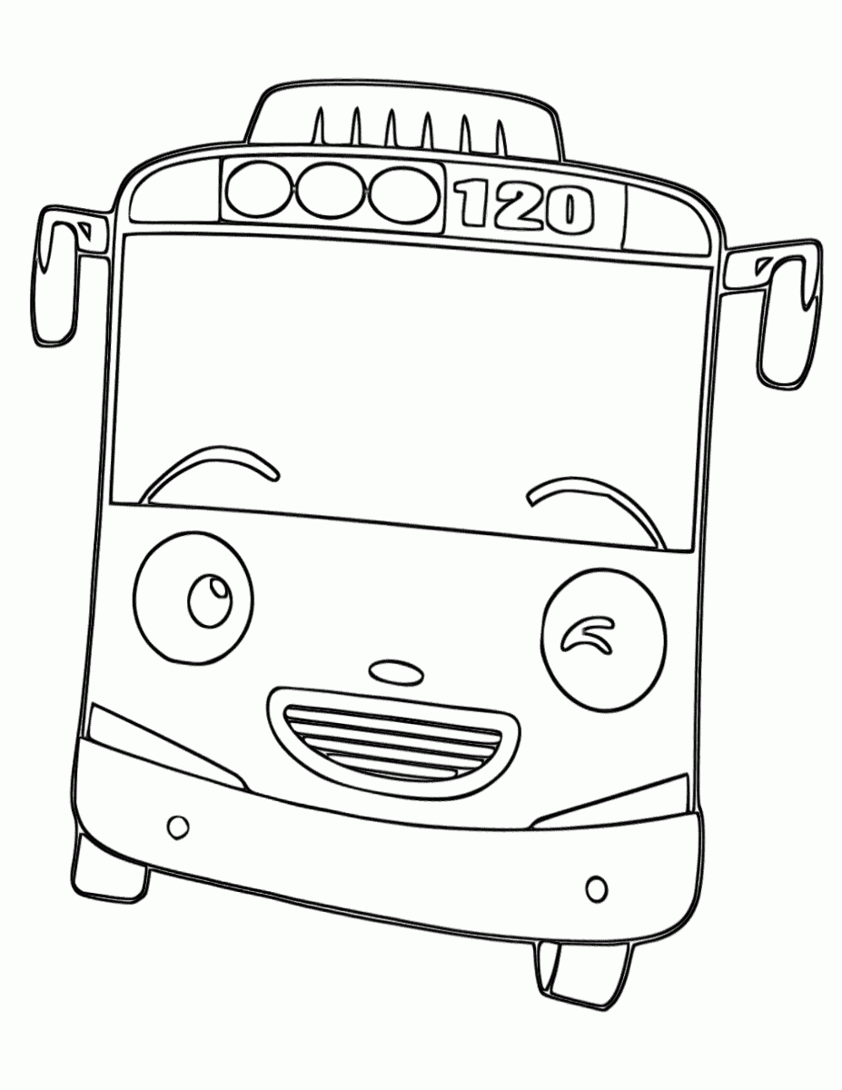 15 Tayo Bus Coloring Pages Printable Coloring Pages