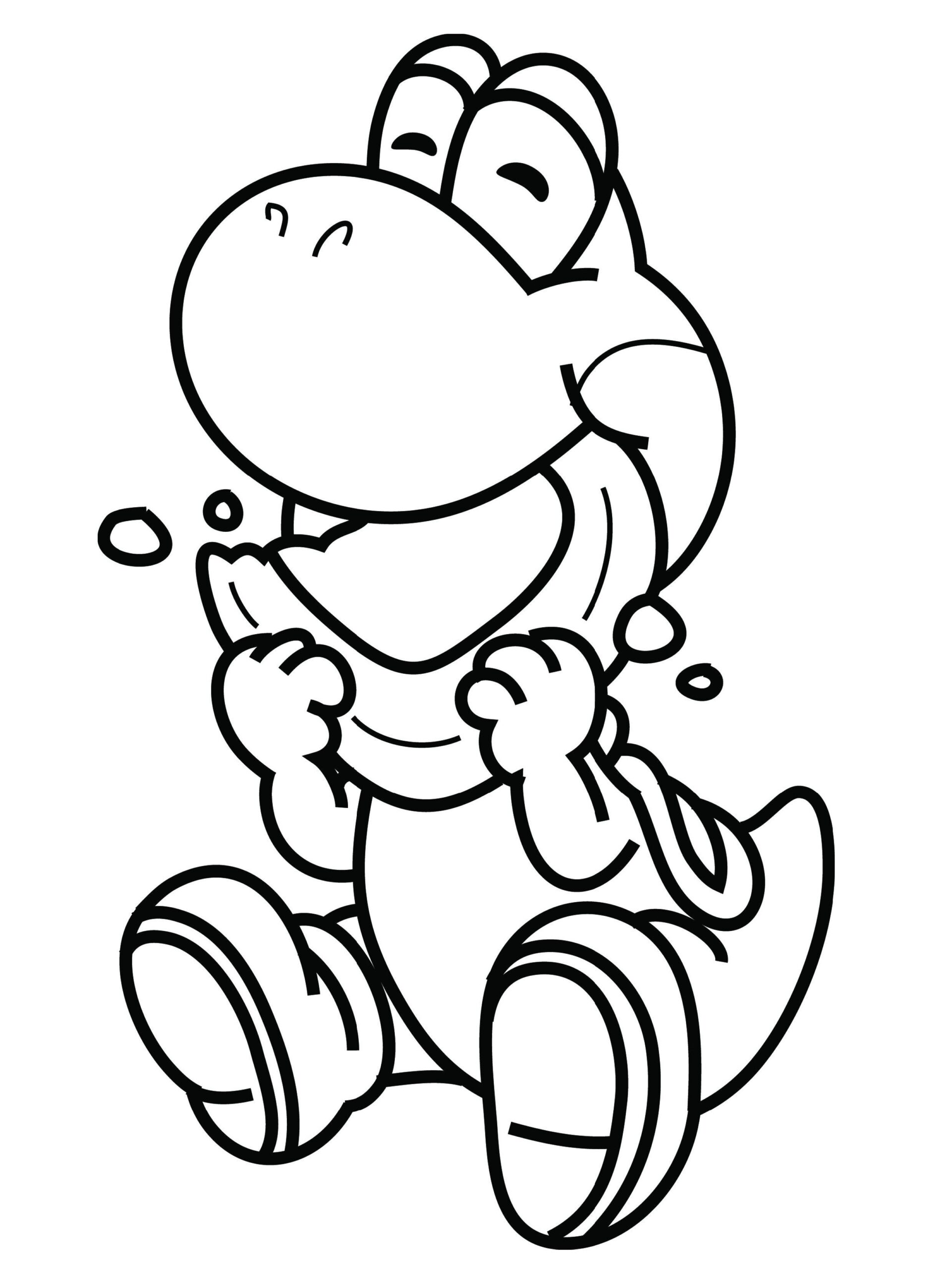 Free Printable Yoshi Coloring Pages