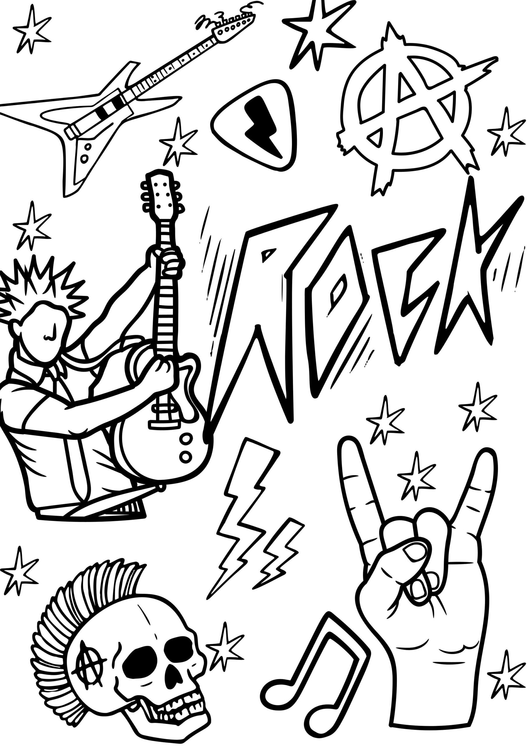 Band Coloring Pages