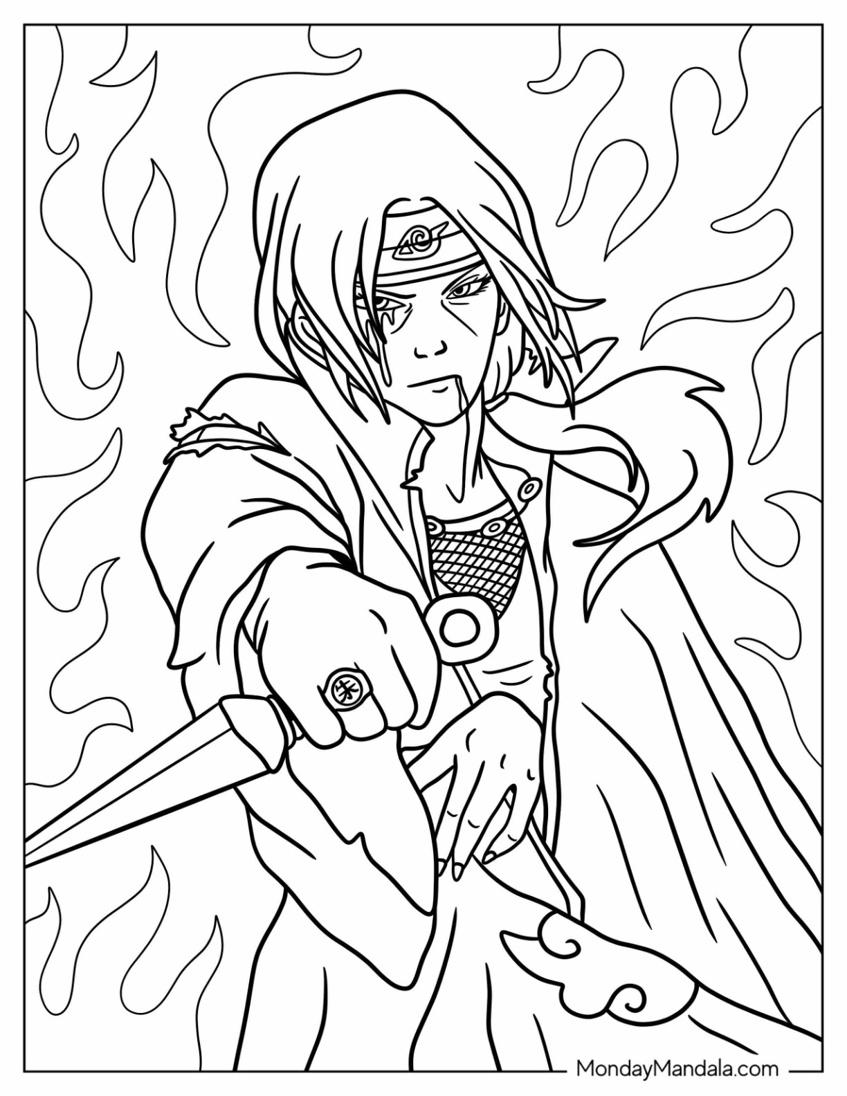 20 Itachi Coloring Pages Free PDF Printables