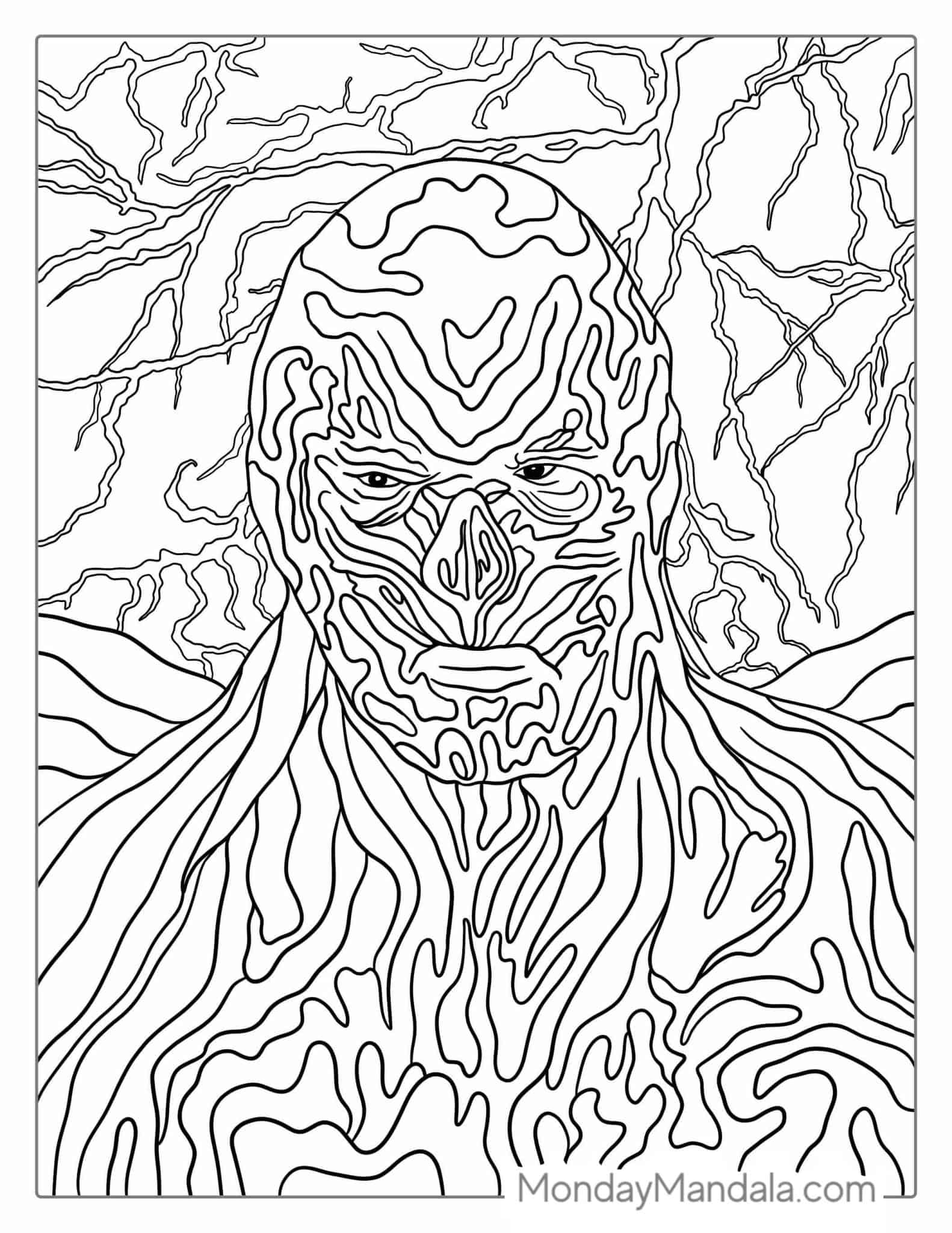Stranger Things Coloring Pages