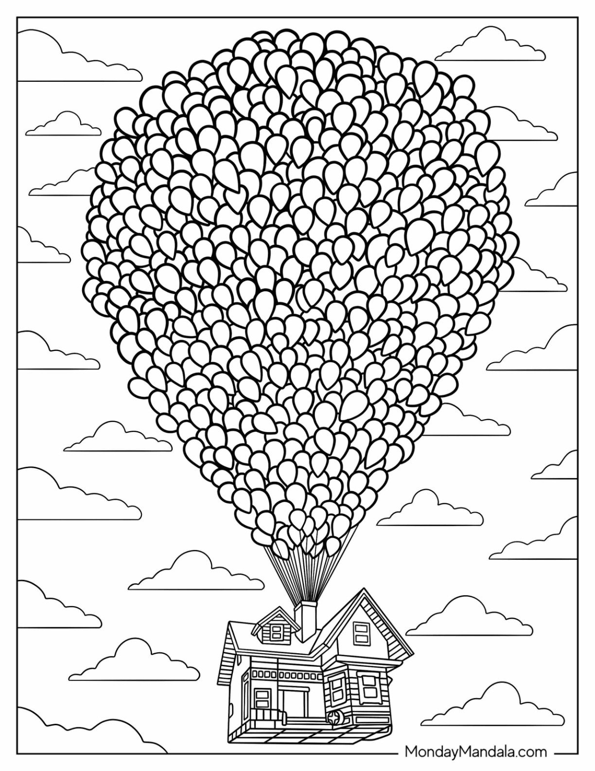 20 Up Coloring Pages Free PDF Printables