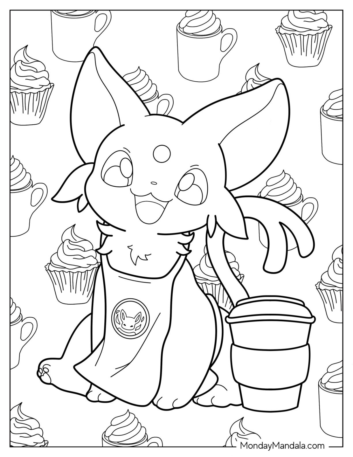22 Espeon Coloring Pages Free PDF Printables
