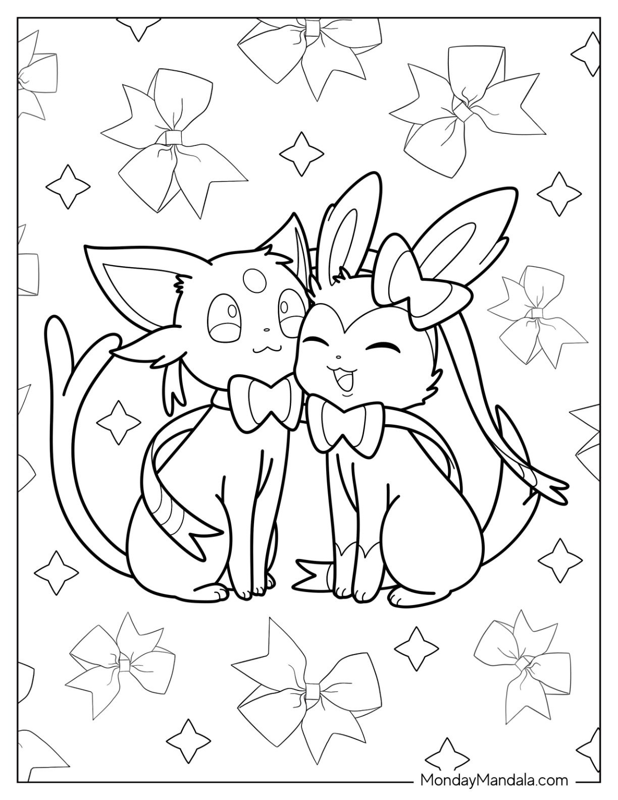22 Espeon Coloring Pages Free PDF Printables