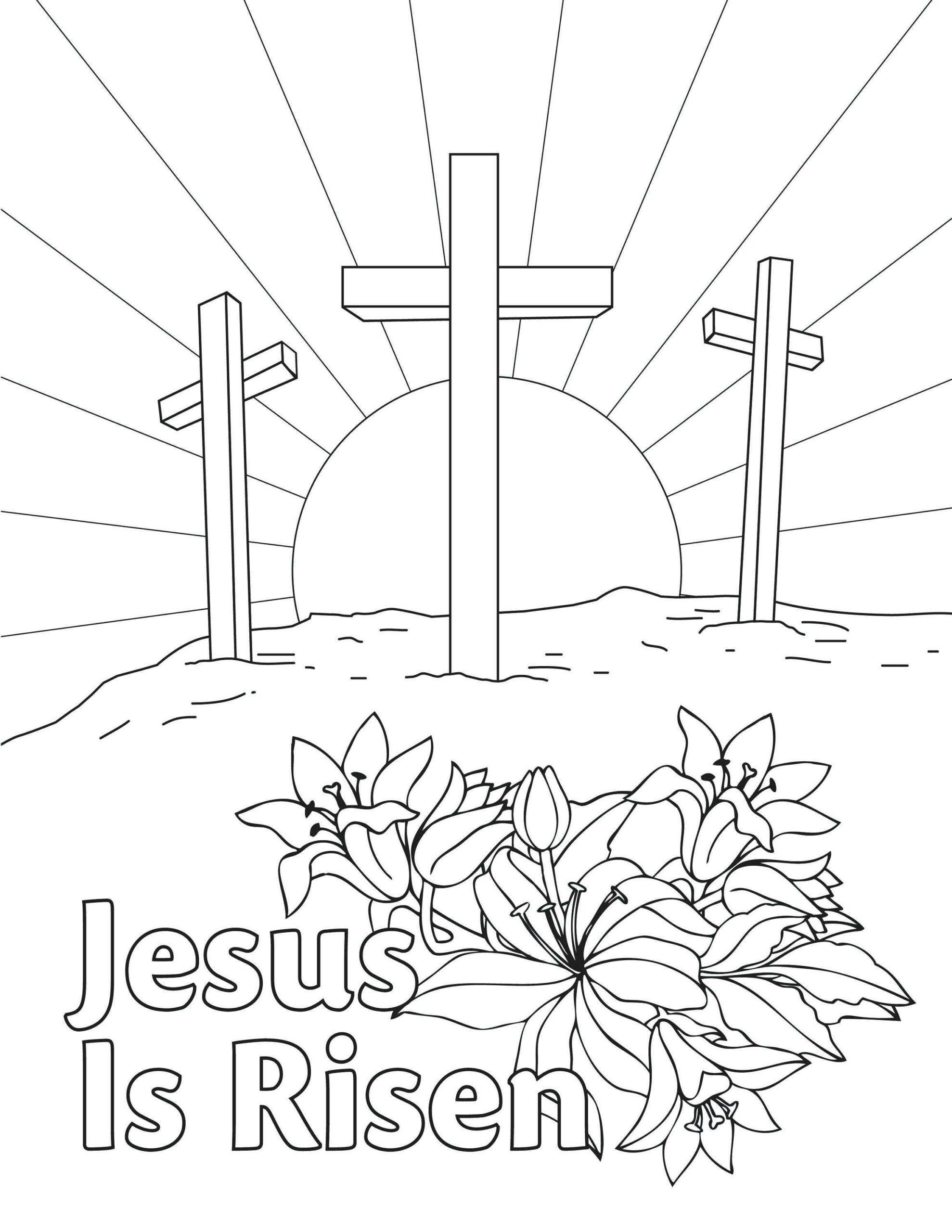 27 Marvelous Picture Of Easter Coloring Pages Religious Albanysinsanity