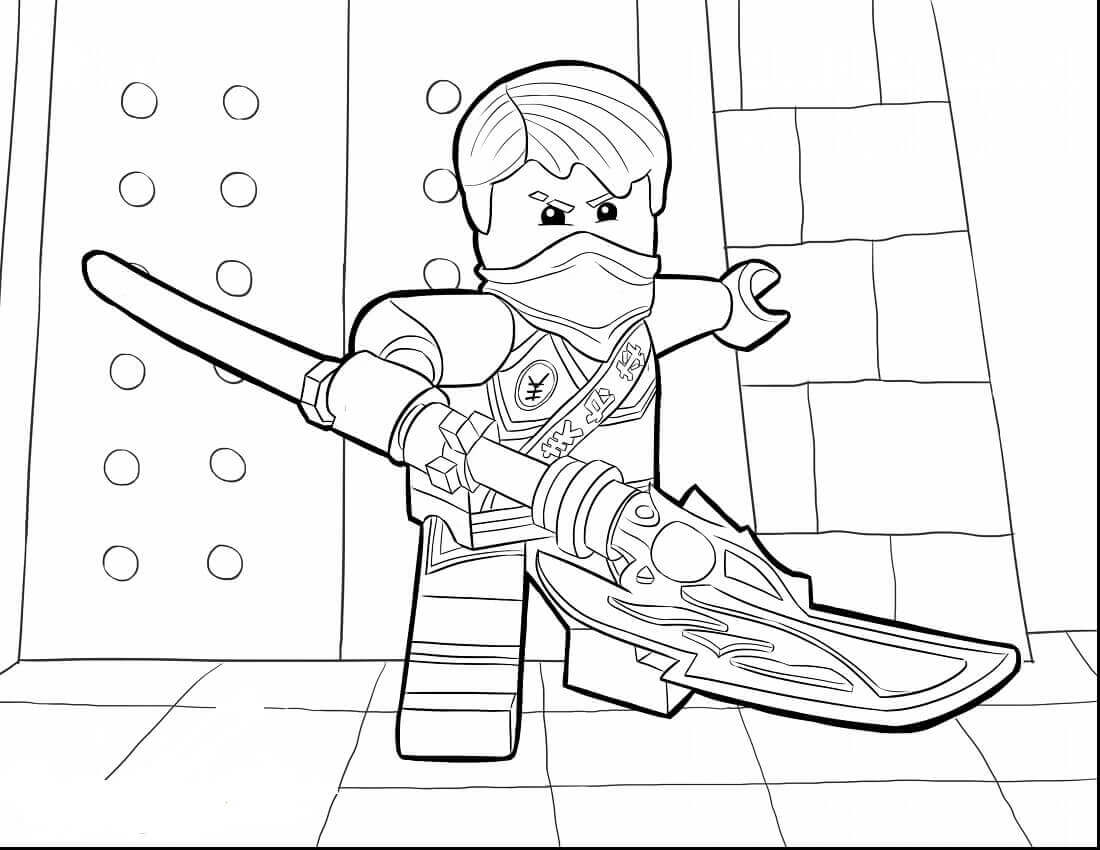 Lego Ninjago Coloring Page