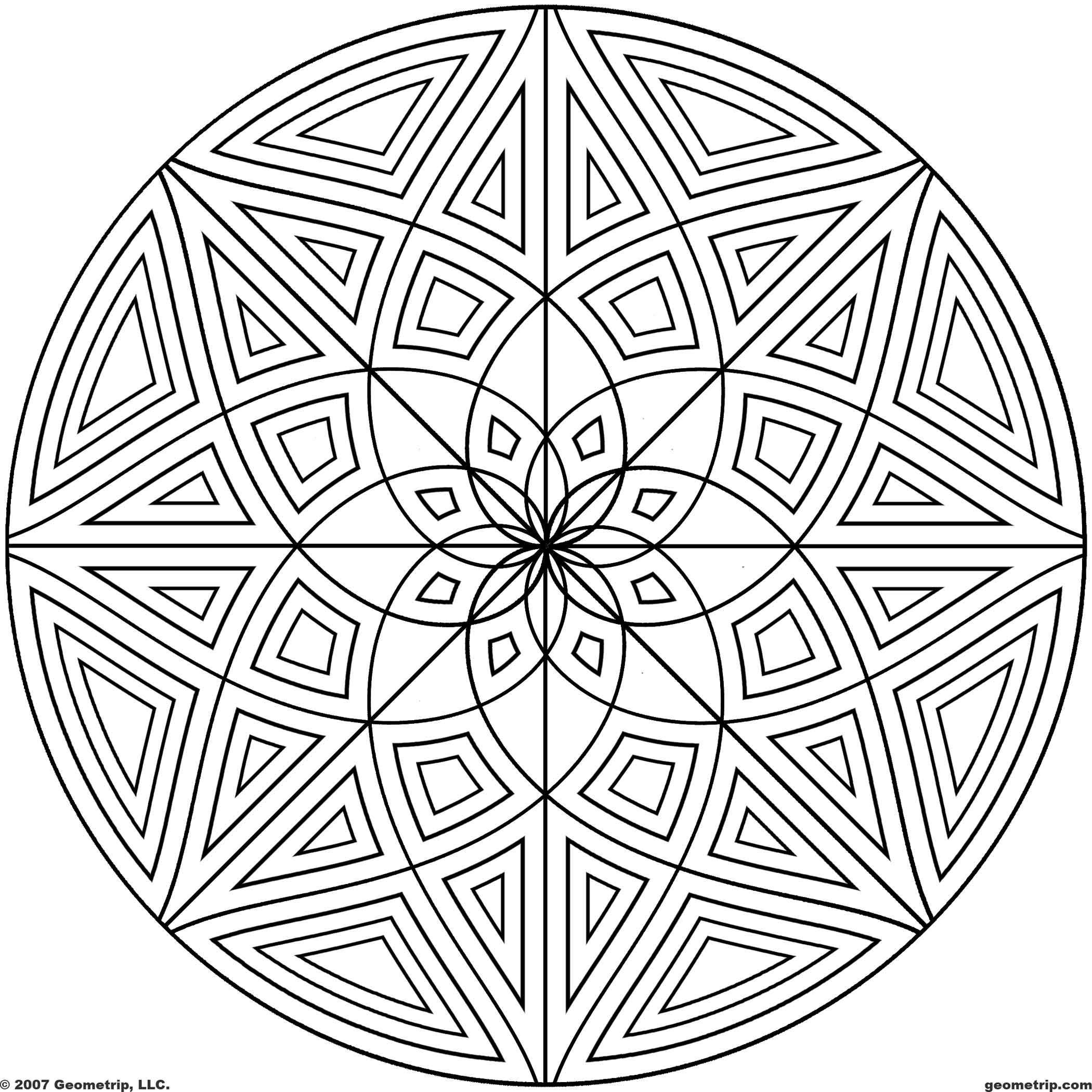 3d Coloring Pages Printable Coloring Home