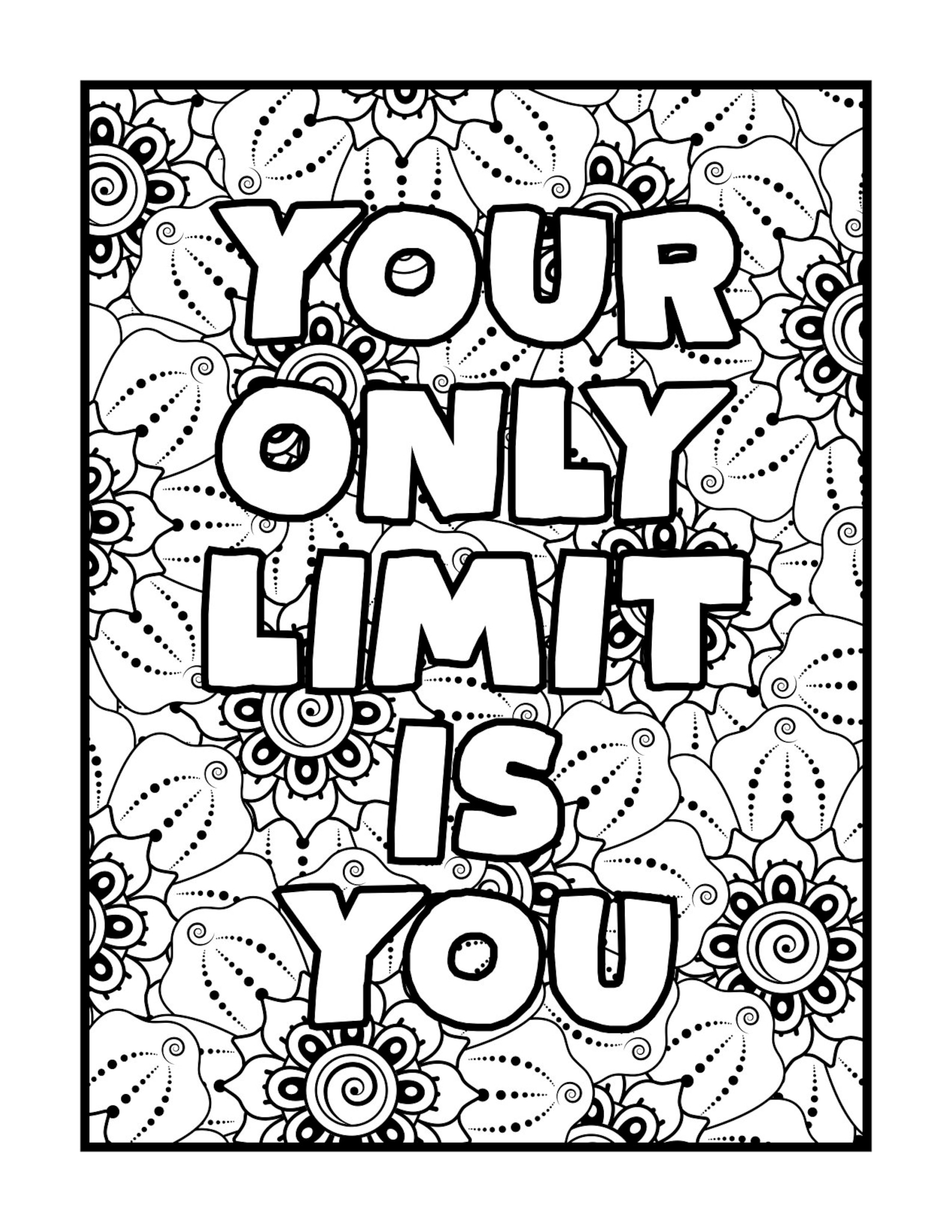80 Growth Mindset Coloring Pages PRINTABLE Mindset Resources Etsy