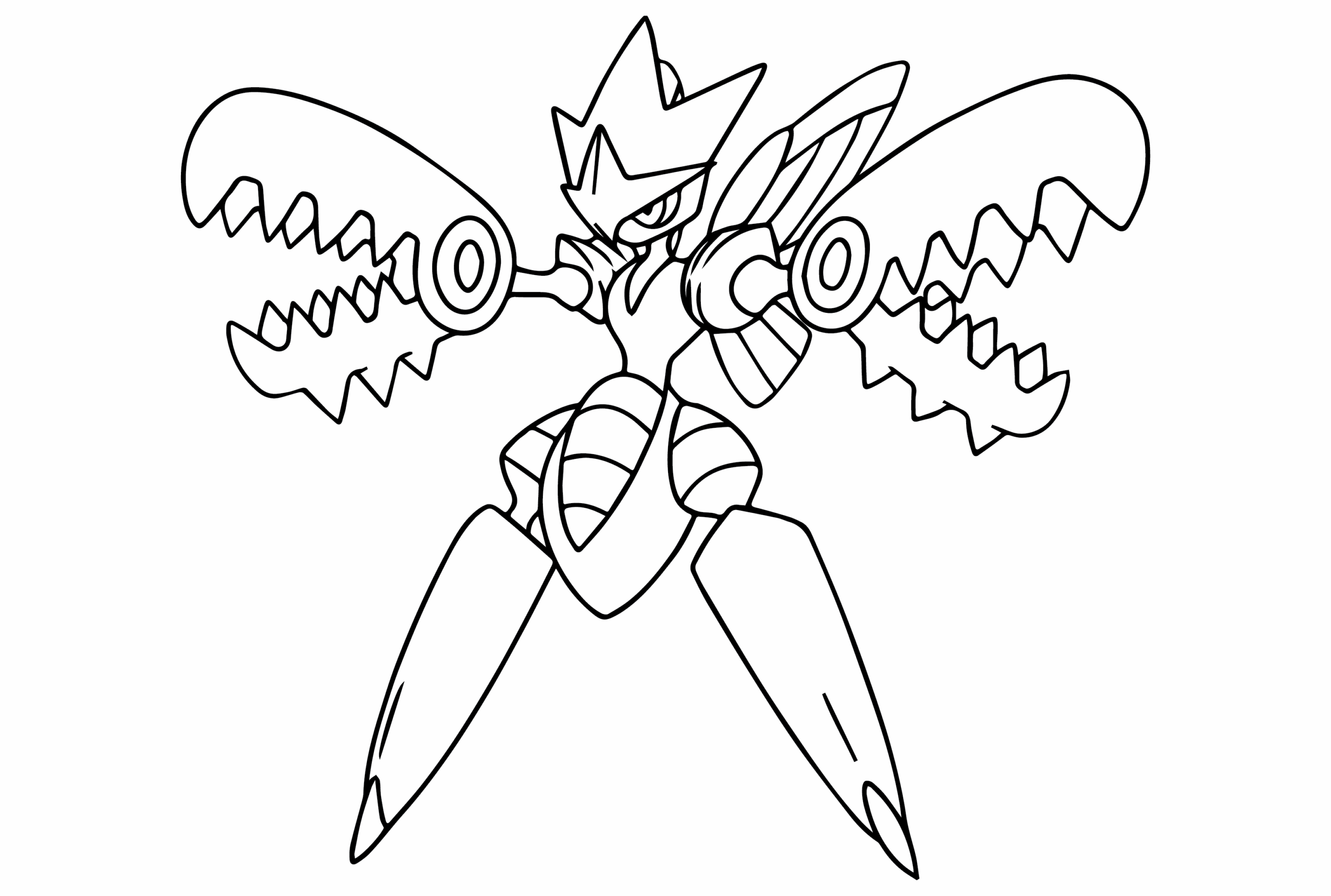 82 Mega Pokemon Coloring Pages ColoringPagesOnly