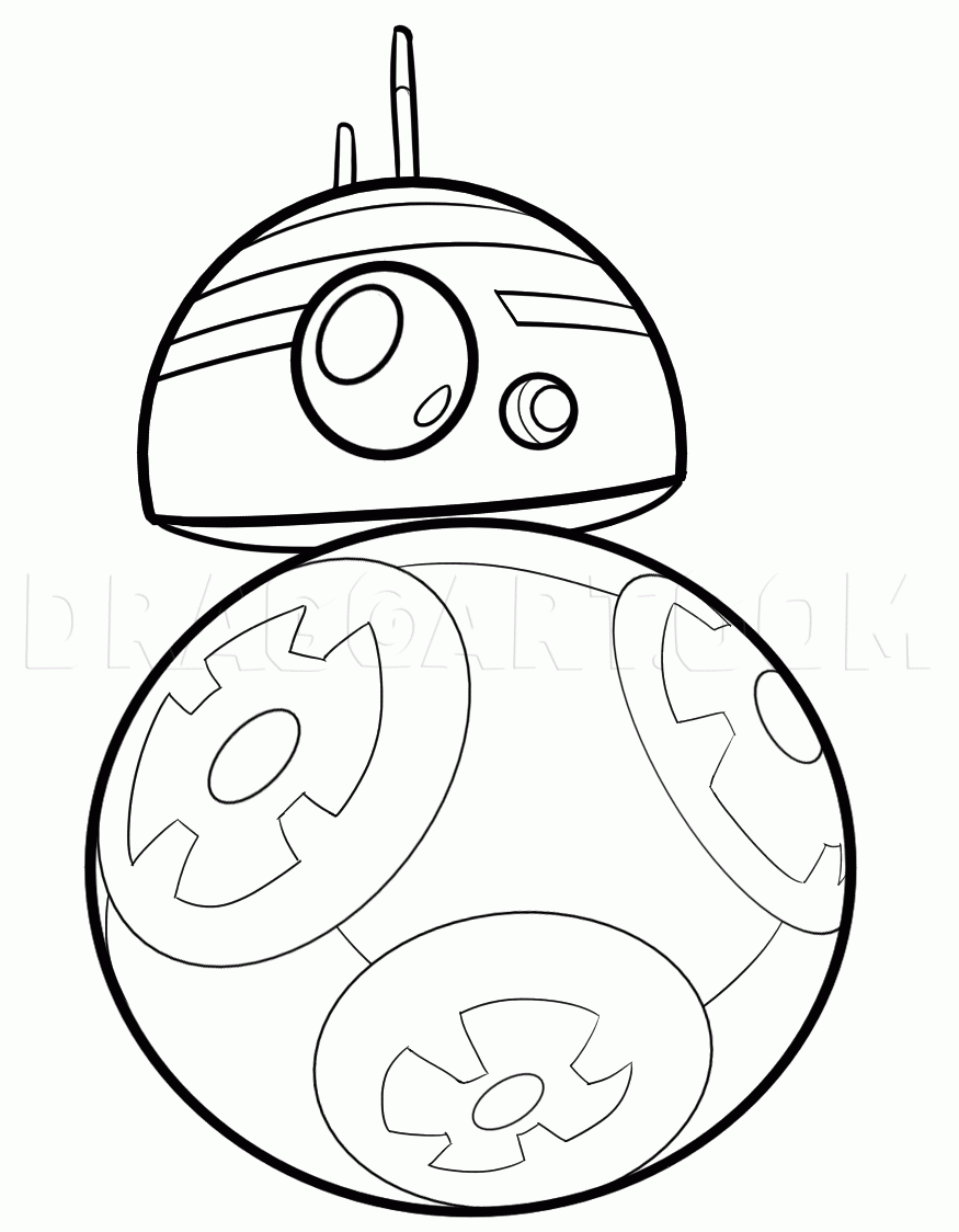 9 Fun Star Wars BB8 Coloring Page For Kids And Adults Craftwhack Crafts Scrithe