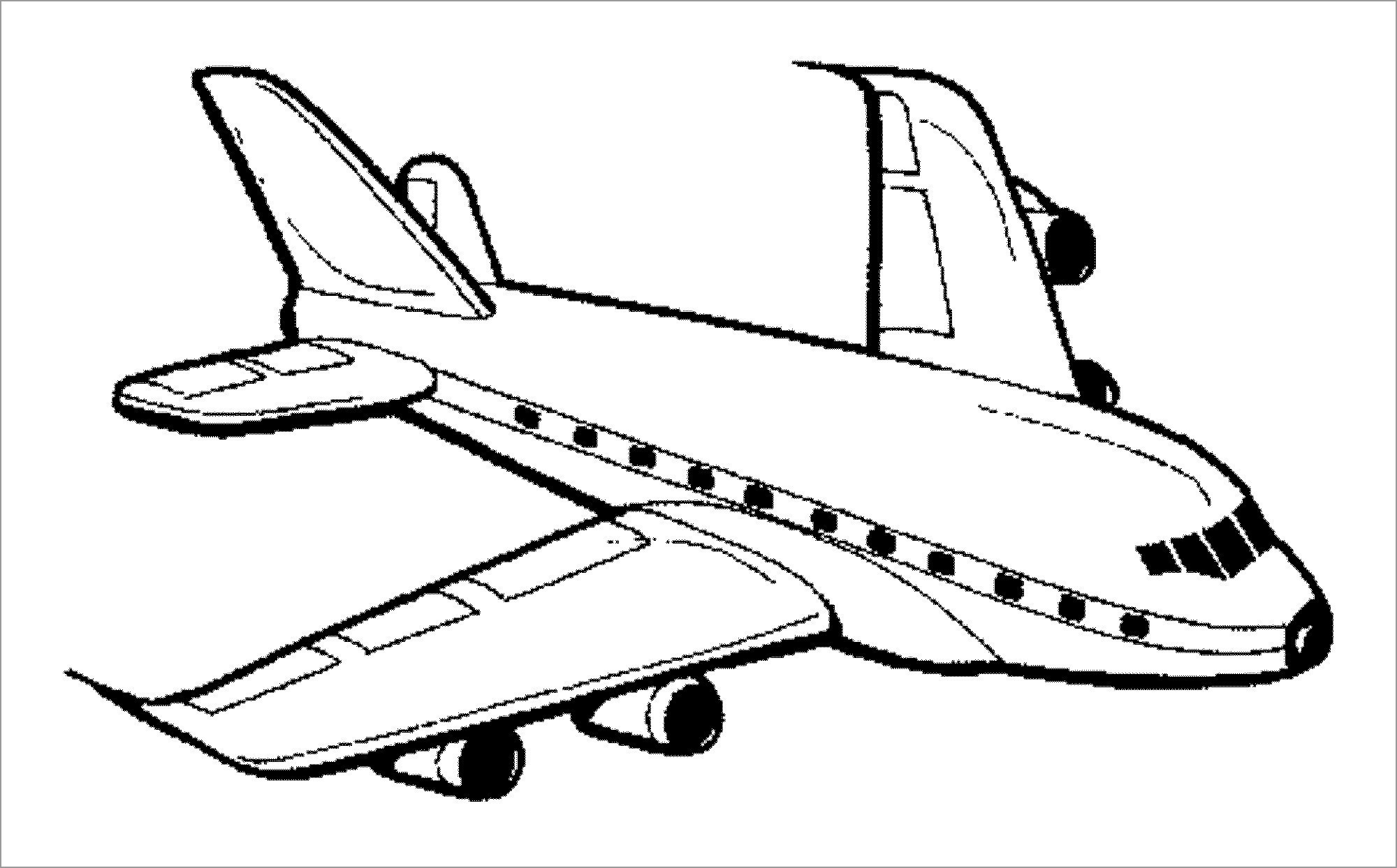 Airplane Coloring Pages ColoringBay