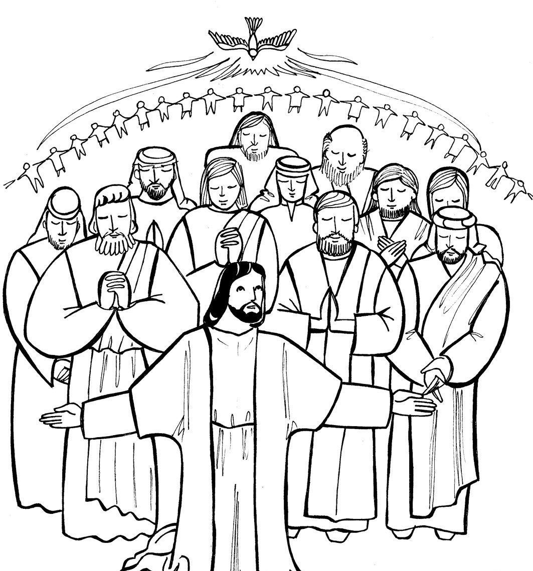 All Saints Coloring Pages Catholic Coloring Pages For Kids And Coloring Home