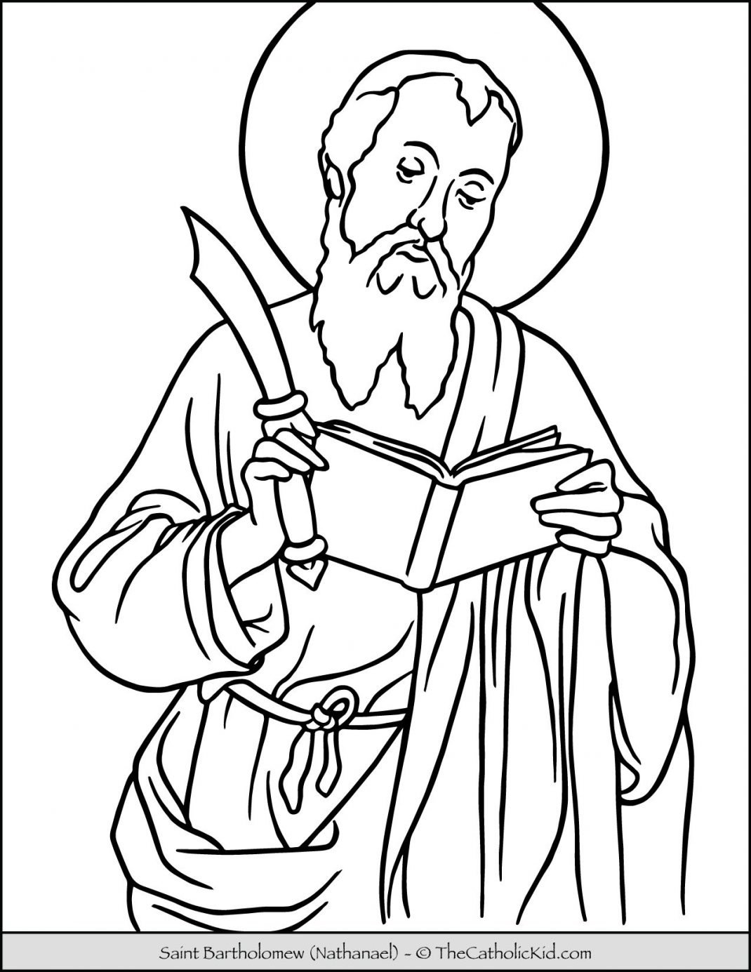 All Saints Coloring Pages Catholic Saints