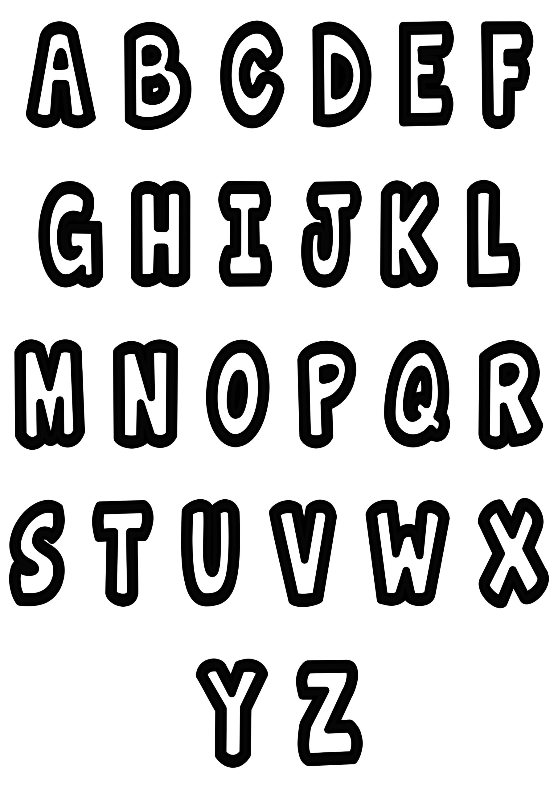 Alphabet Coloring Pages Easy Peasy Learners Photos
