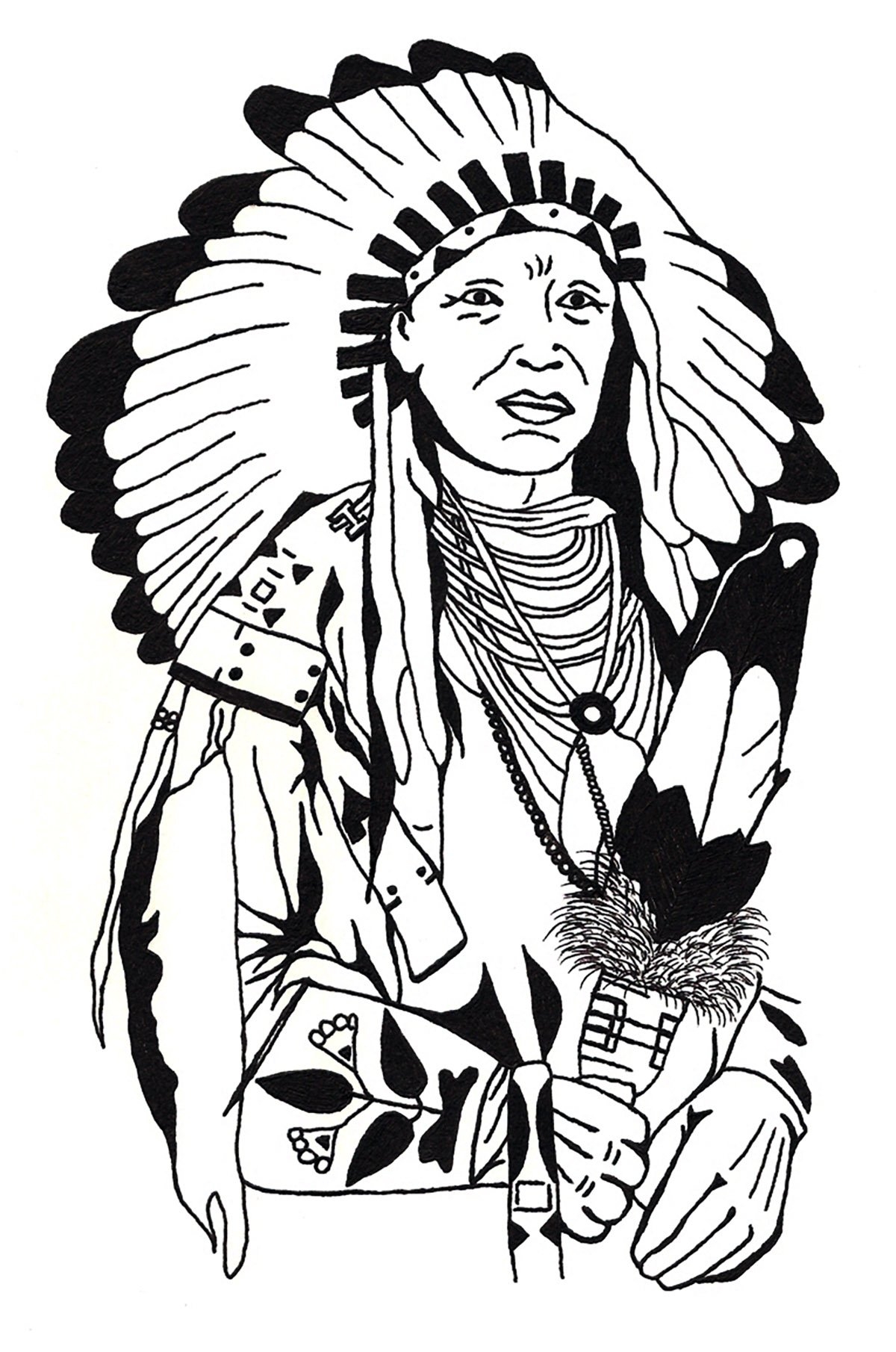 Native American Coloring Pages