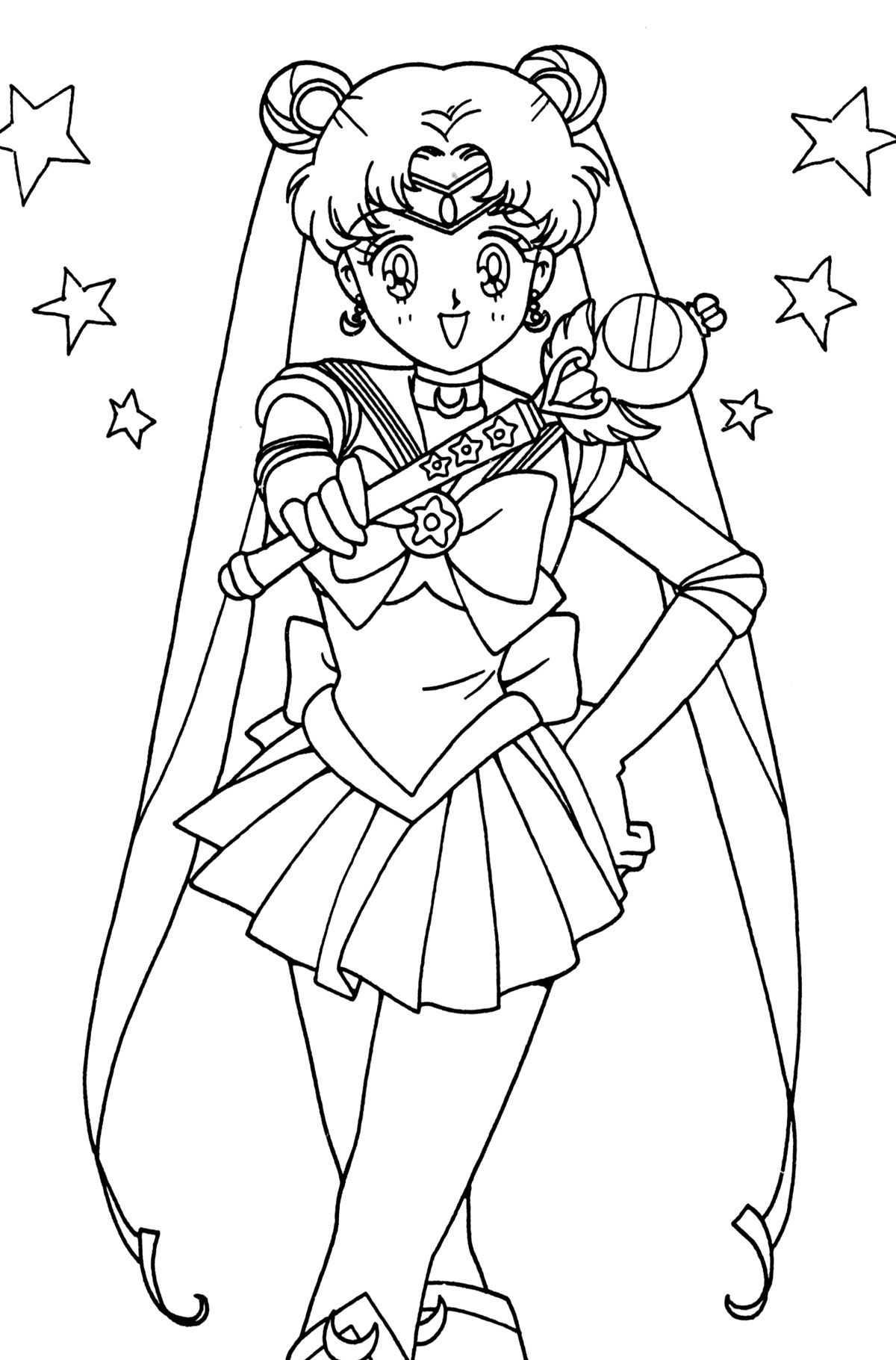 Anime Coloring Sailor Moon