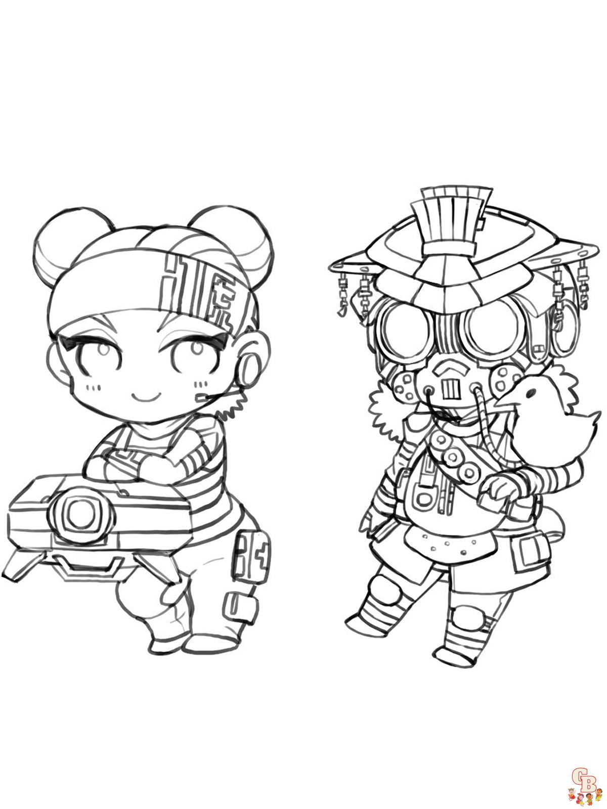 Apex Legends Coloring Pages Free Printables For Fans