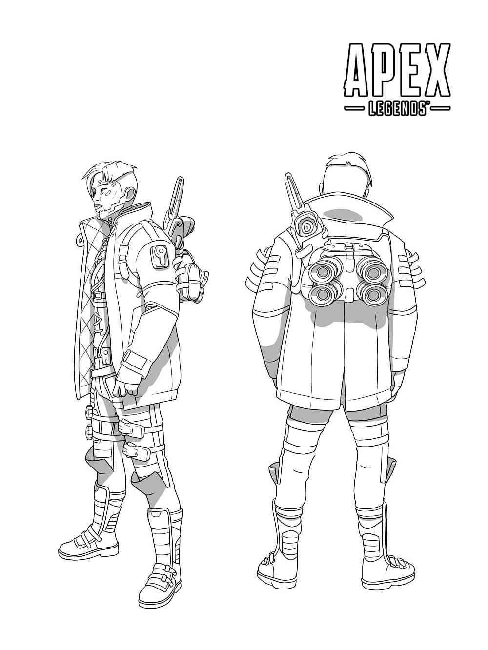 Apex Legends Coloring Pages