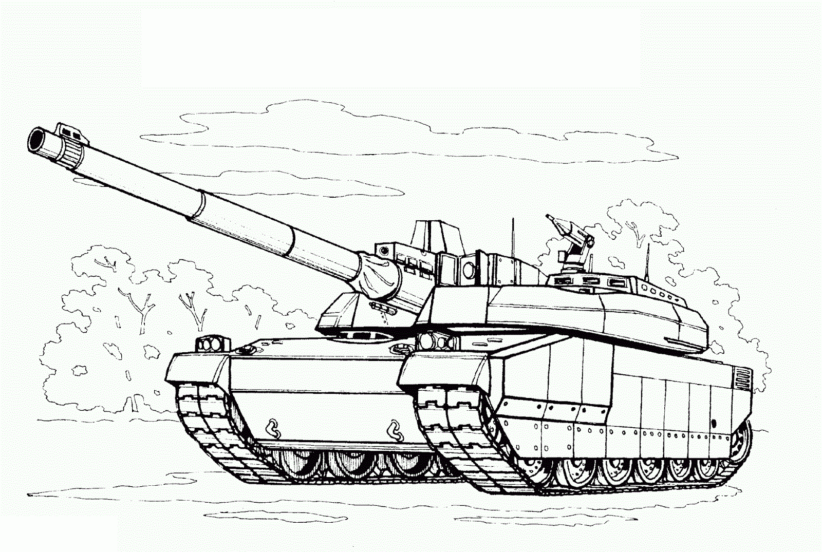 Army Tank Coloring Pages For Adventure Educative Printable