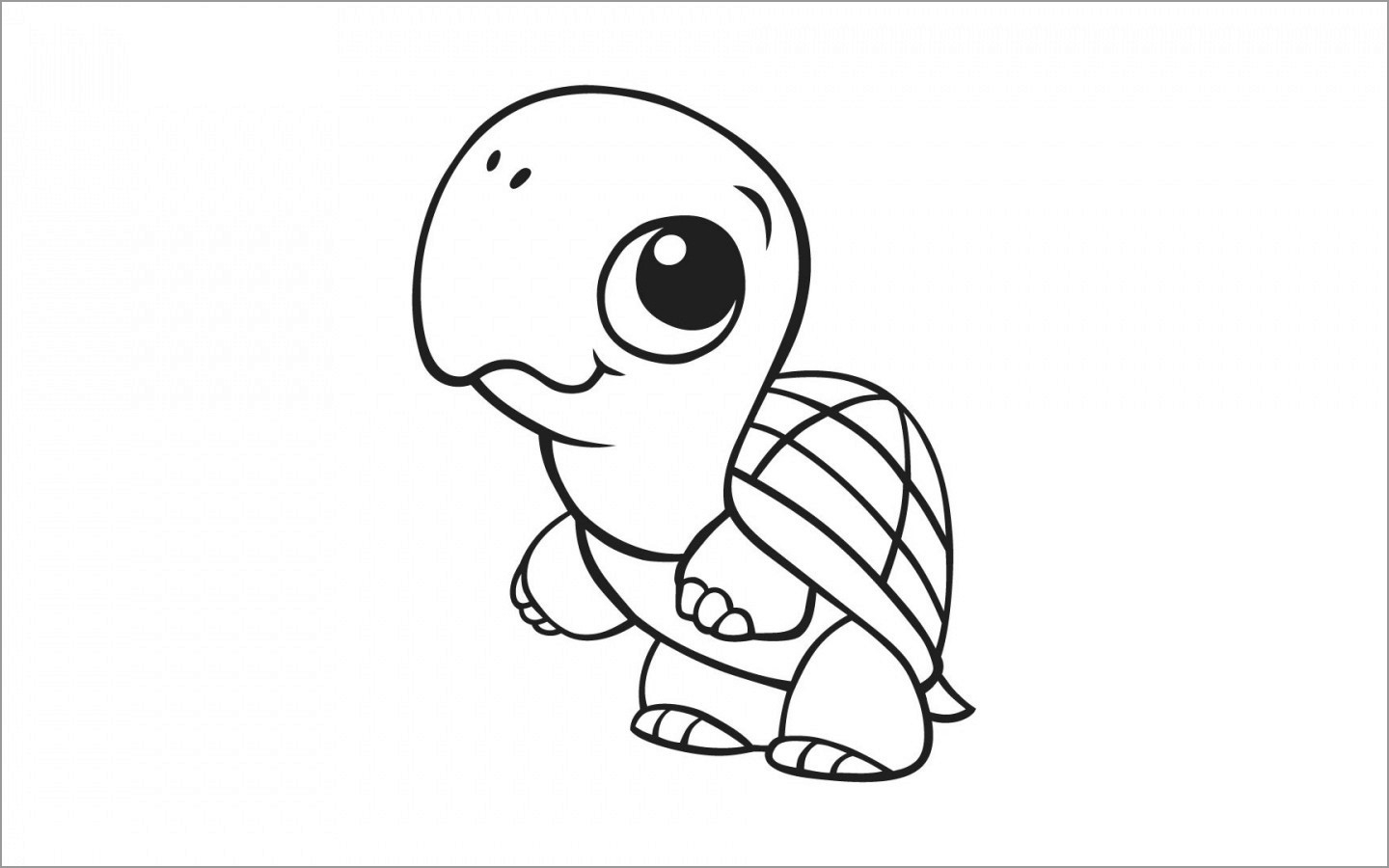 Baby Turtle Coloring Pages Printable