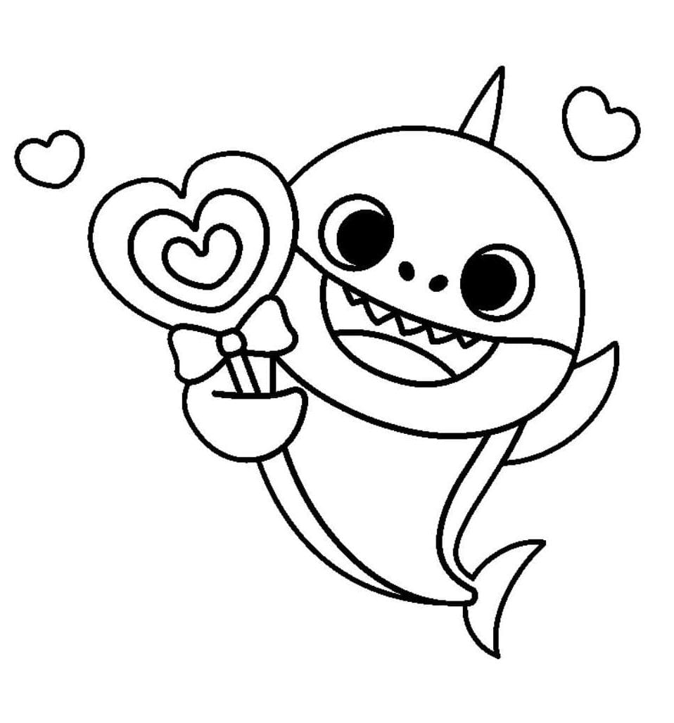 Baby Shark Coloring Pages 50 Printable Coloring Pages