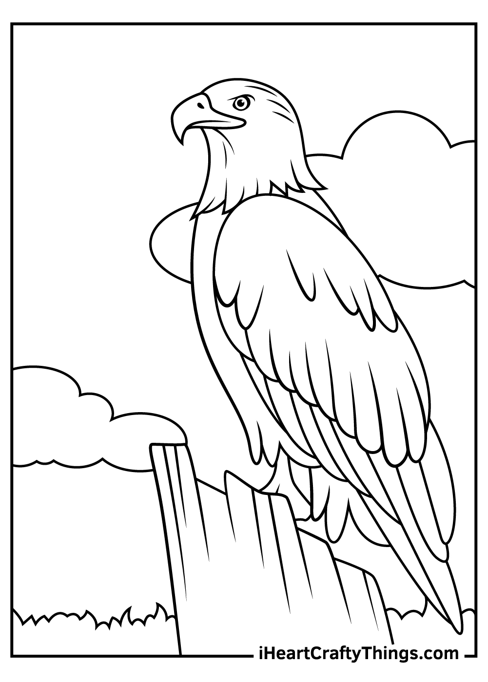 Bald Eagle Coloring Pages Updated 2021