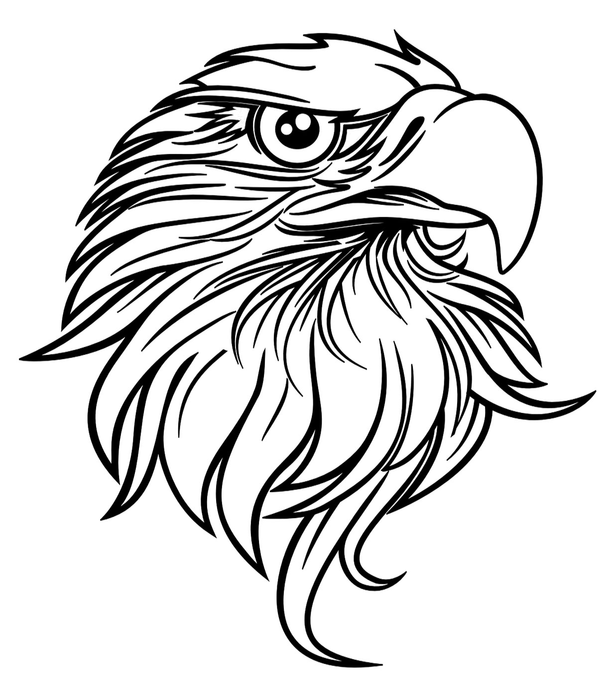 Bald Eagle Head Coloring