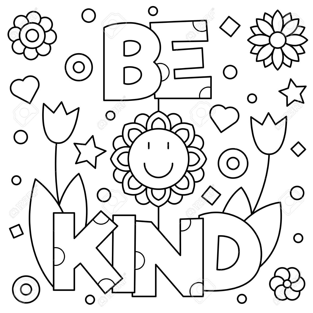 Be Kind Coloring Page At GetColorings Free Printable Colorings Pages To Print And Color