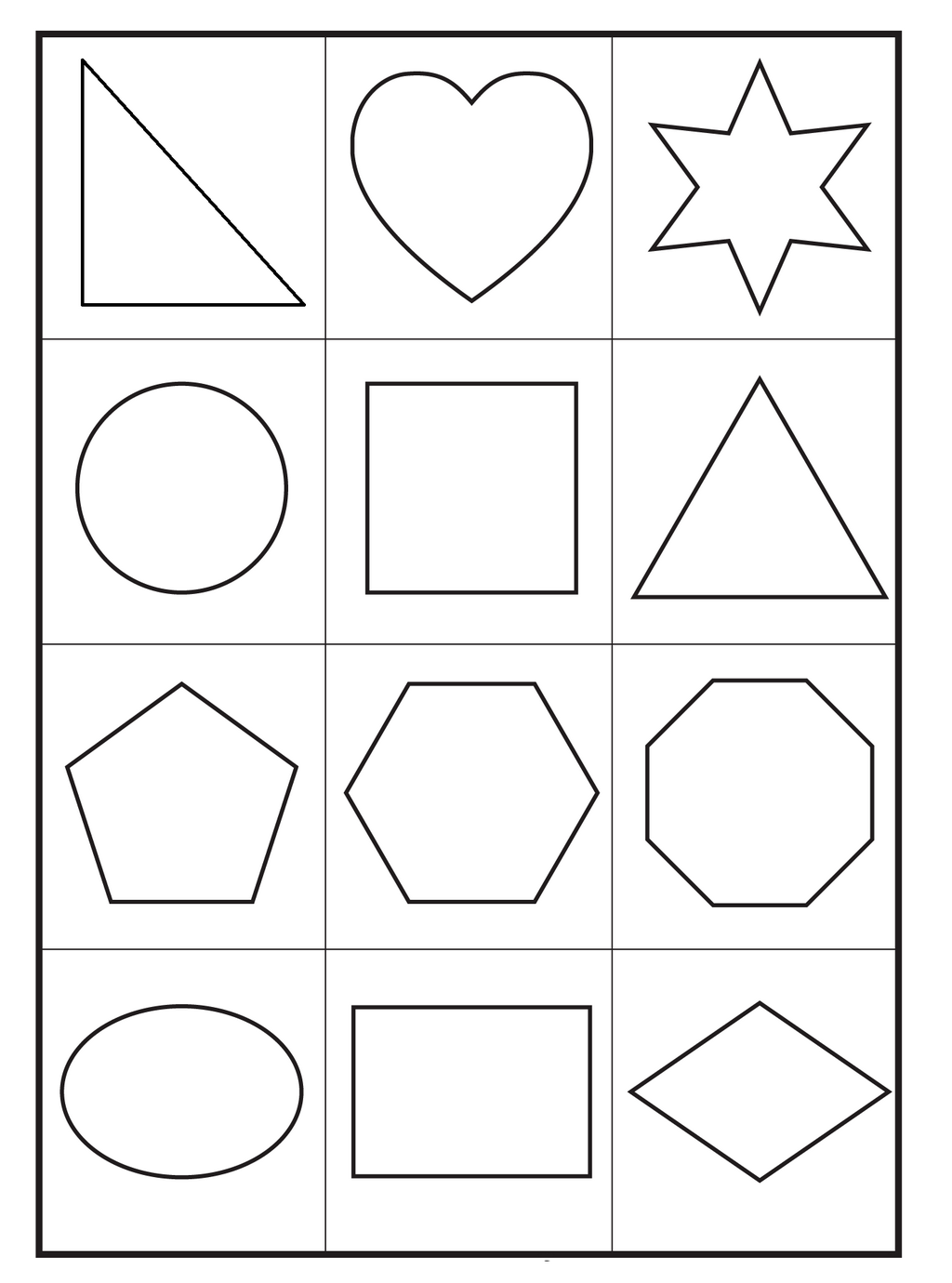 Benefits Of Shapes Coloring Pages For Little Angels Coloring Pages