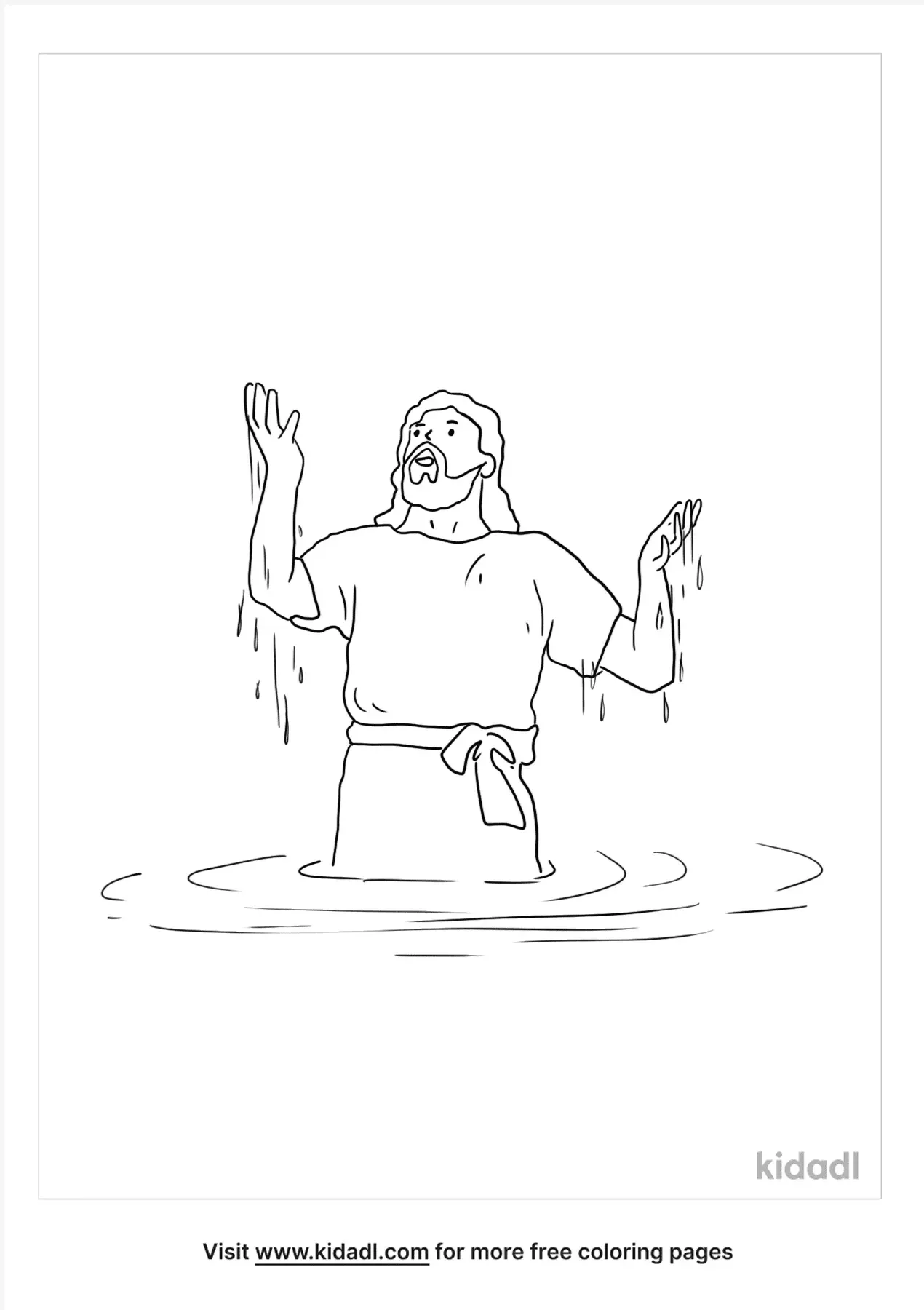 Bible Naaman Coloring Pages Elisha Crafts Story School Sunday Servant Girl Kids Preschool