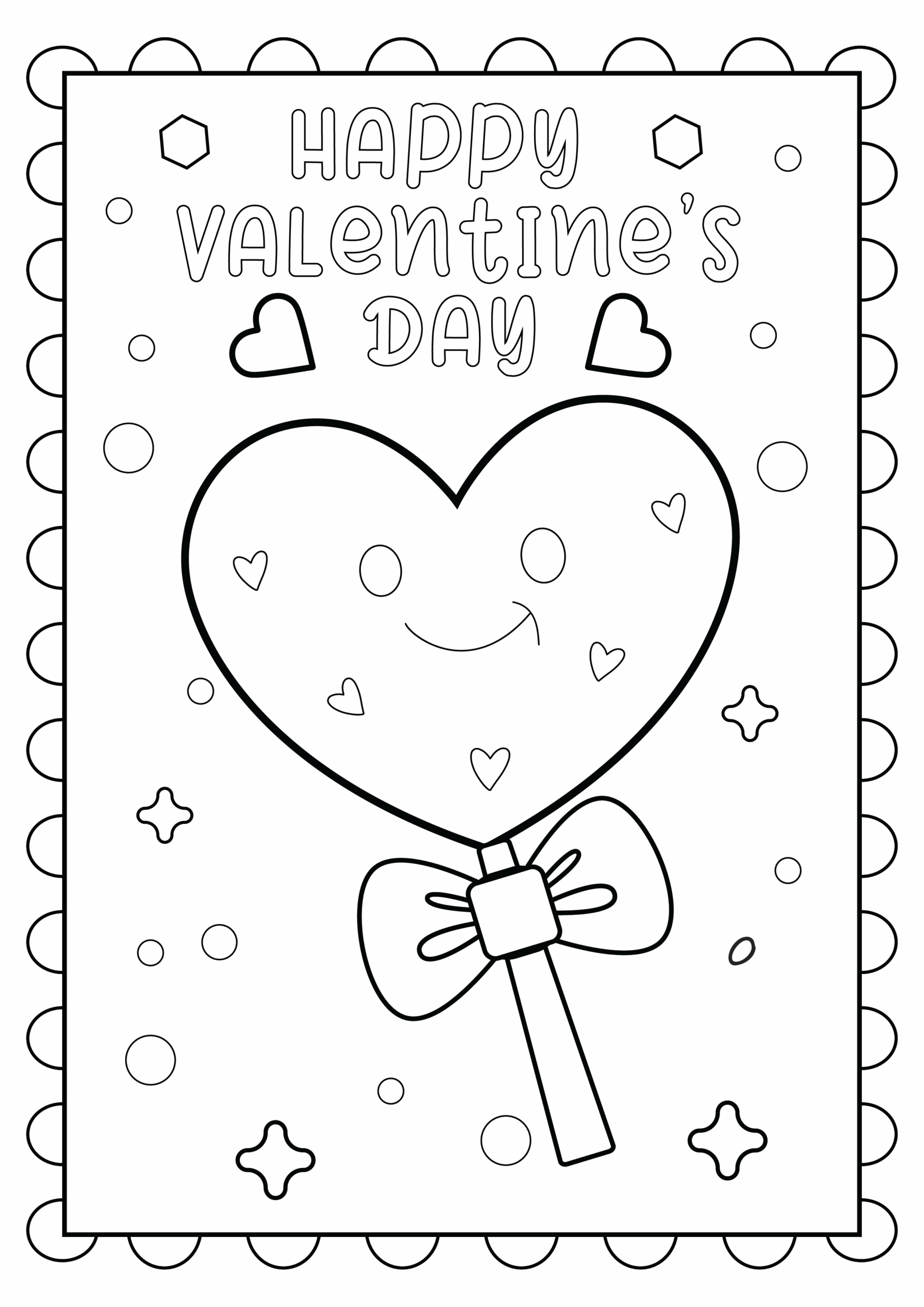 Valentine Coloring Pages For Kids