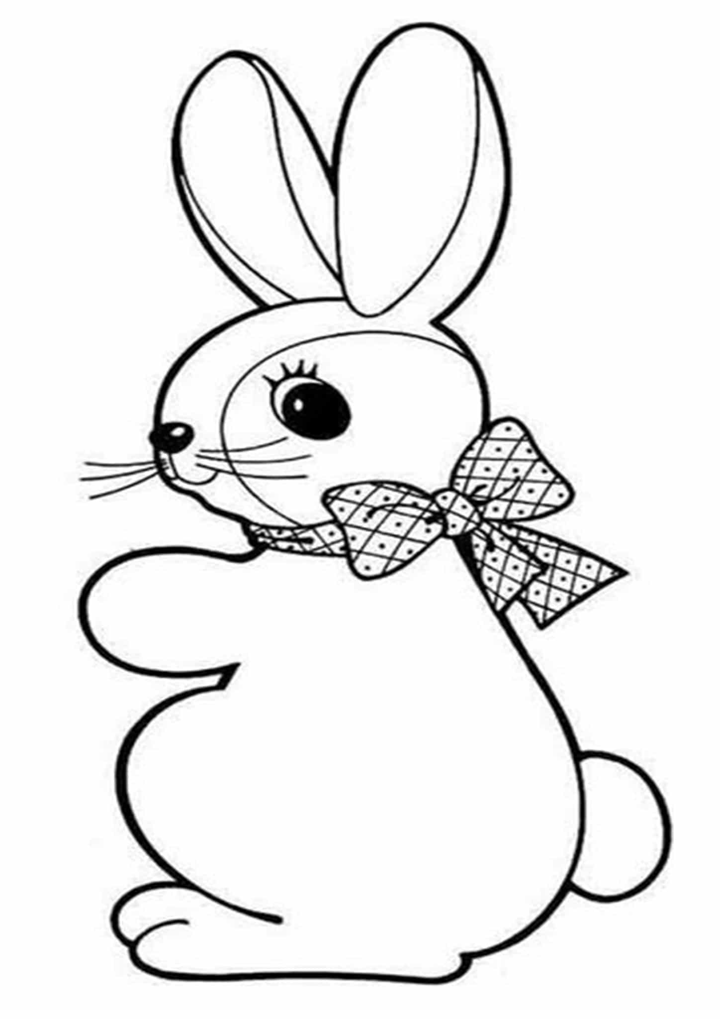 Bunny Coloring Pages Free Printable