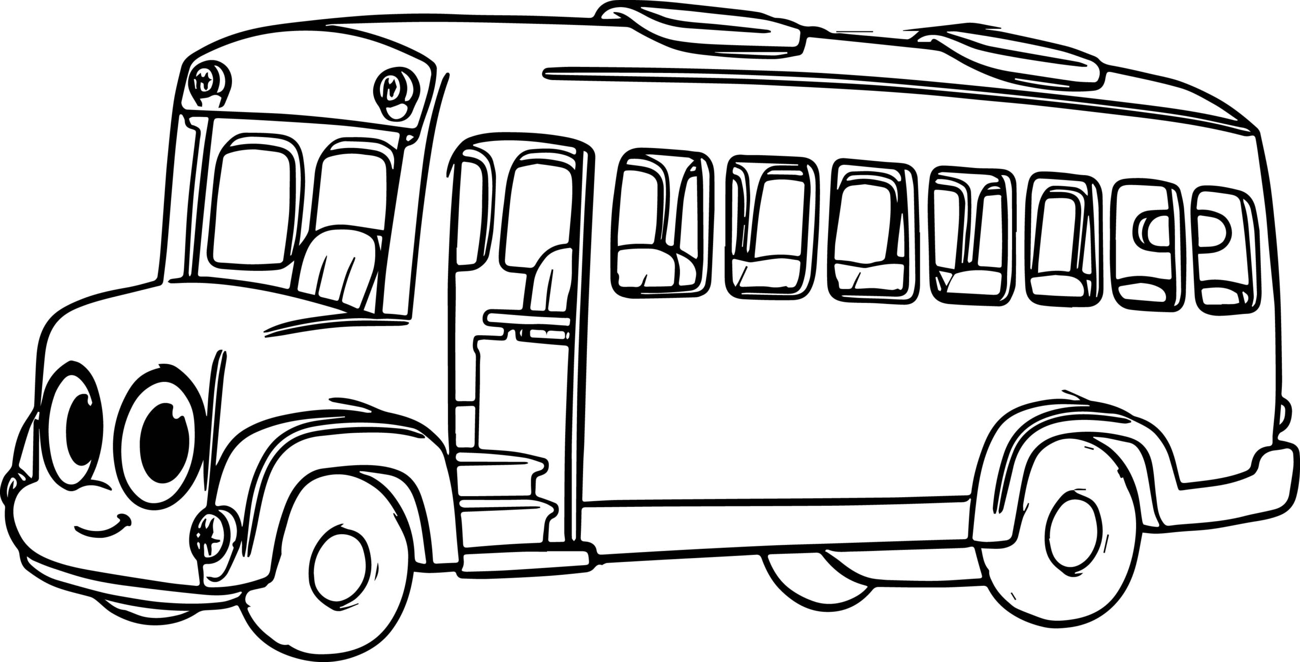 Bus Coloring Pages Printable