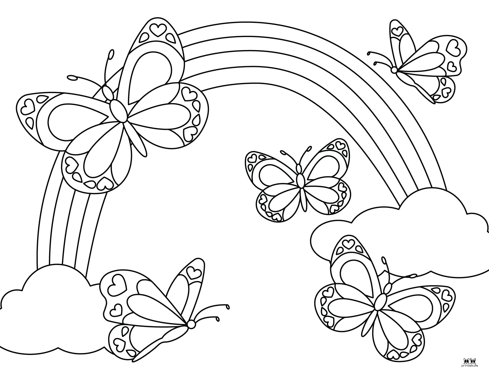 Butterfly Coloring Page