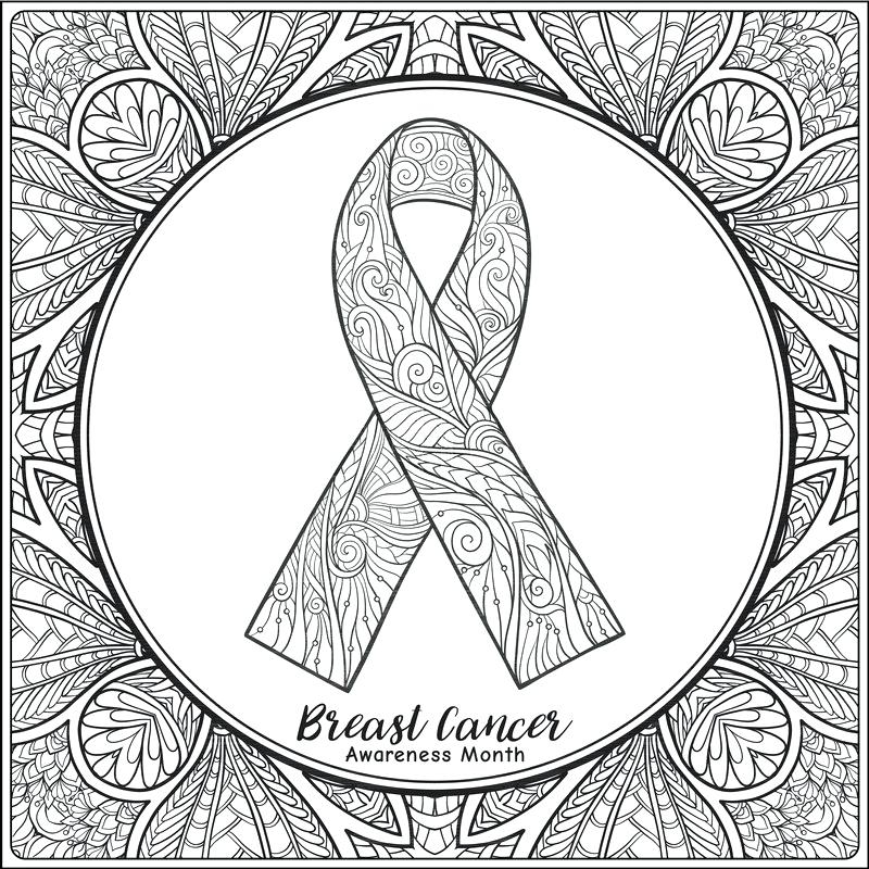 Cancer Ribbon Coloring Page At GetColorings Free Printable Colorings Pages To Print And Color