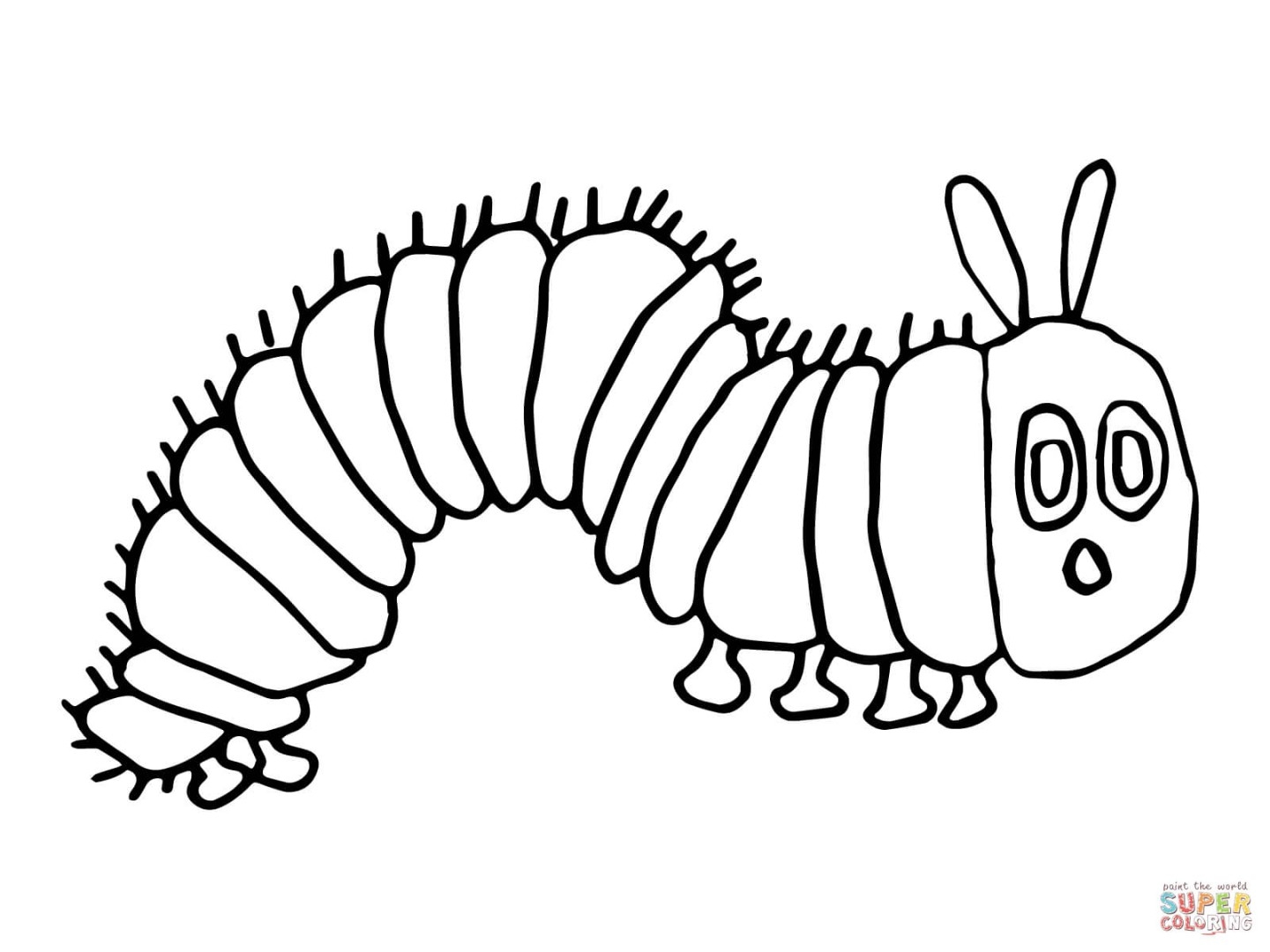 Caterpillar Coloring Pages To Download And Print For Free