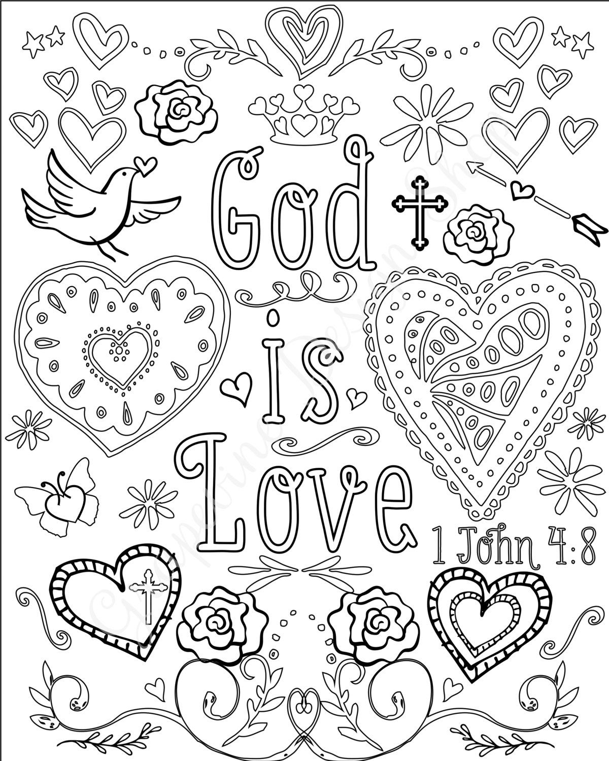 Christian Adult Coloring Pages At GetDrawings Free Download