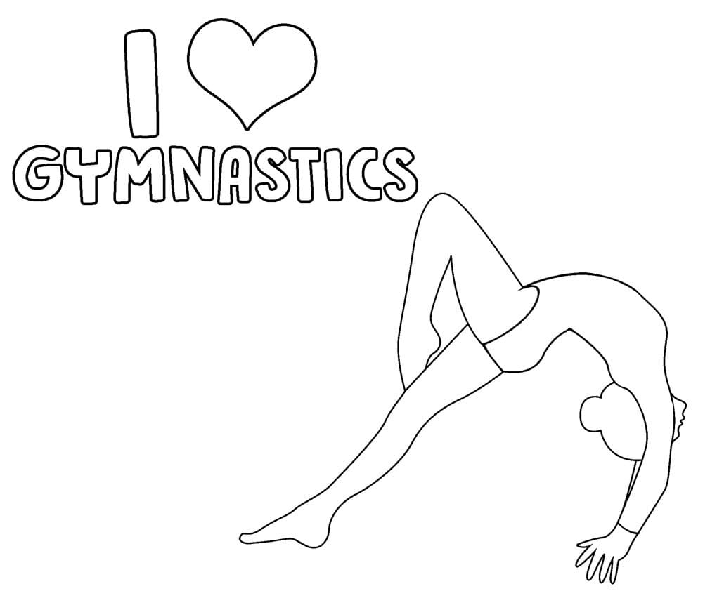 Coloriage Gymnastique Imprimer