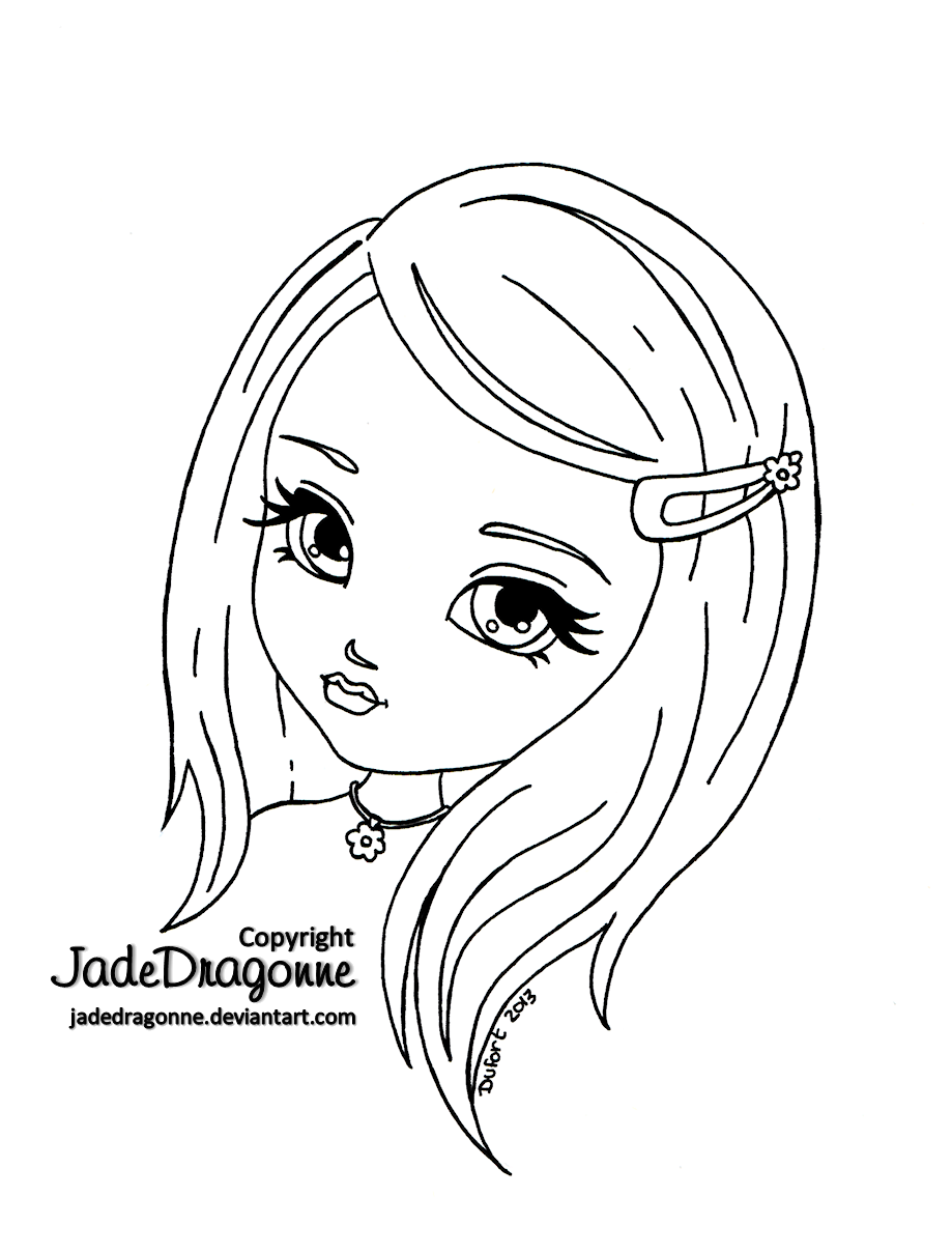 Coloriages Jade Dragonne