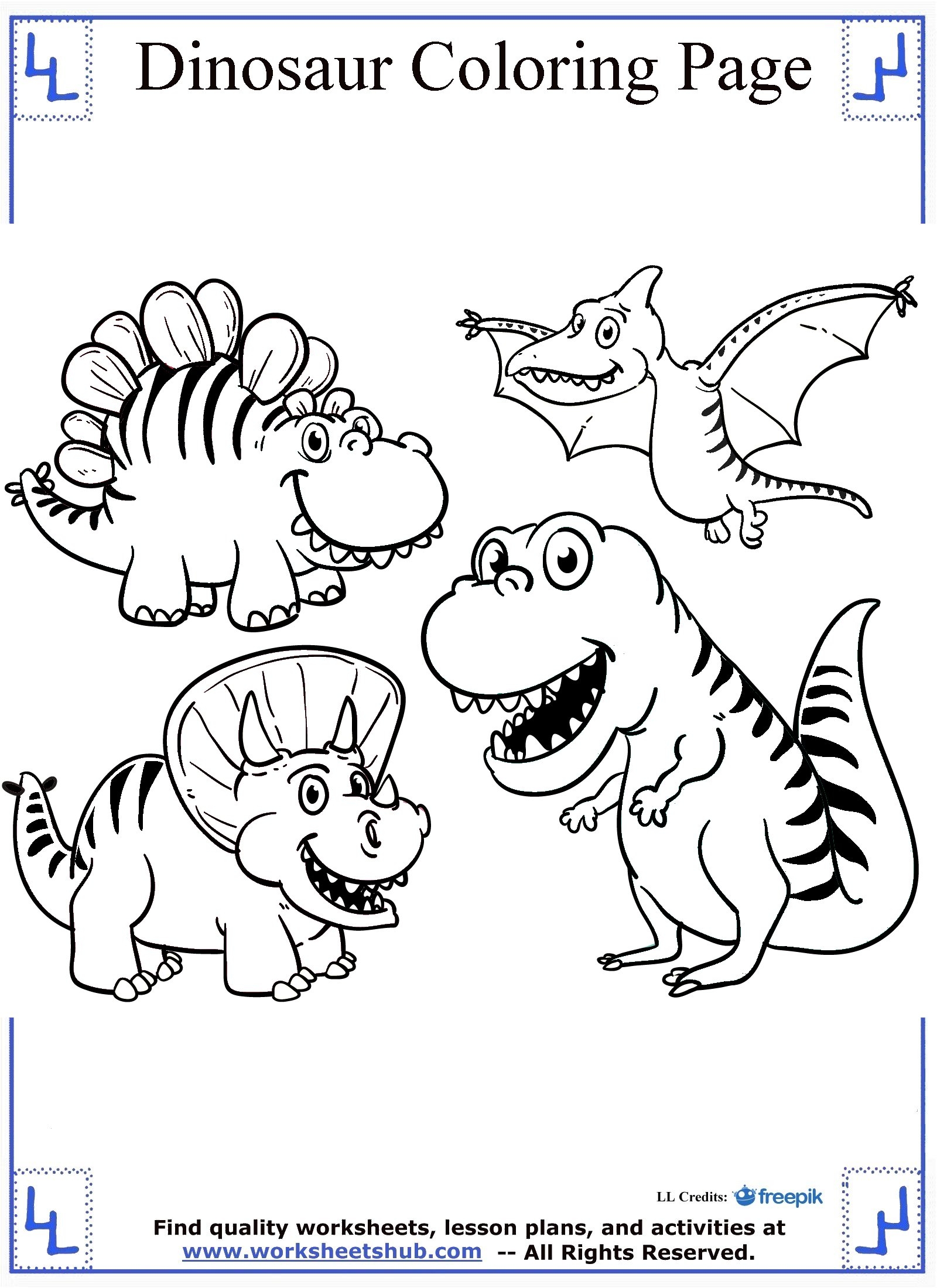Coloring Book Dinosaur Coloring Operaou