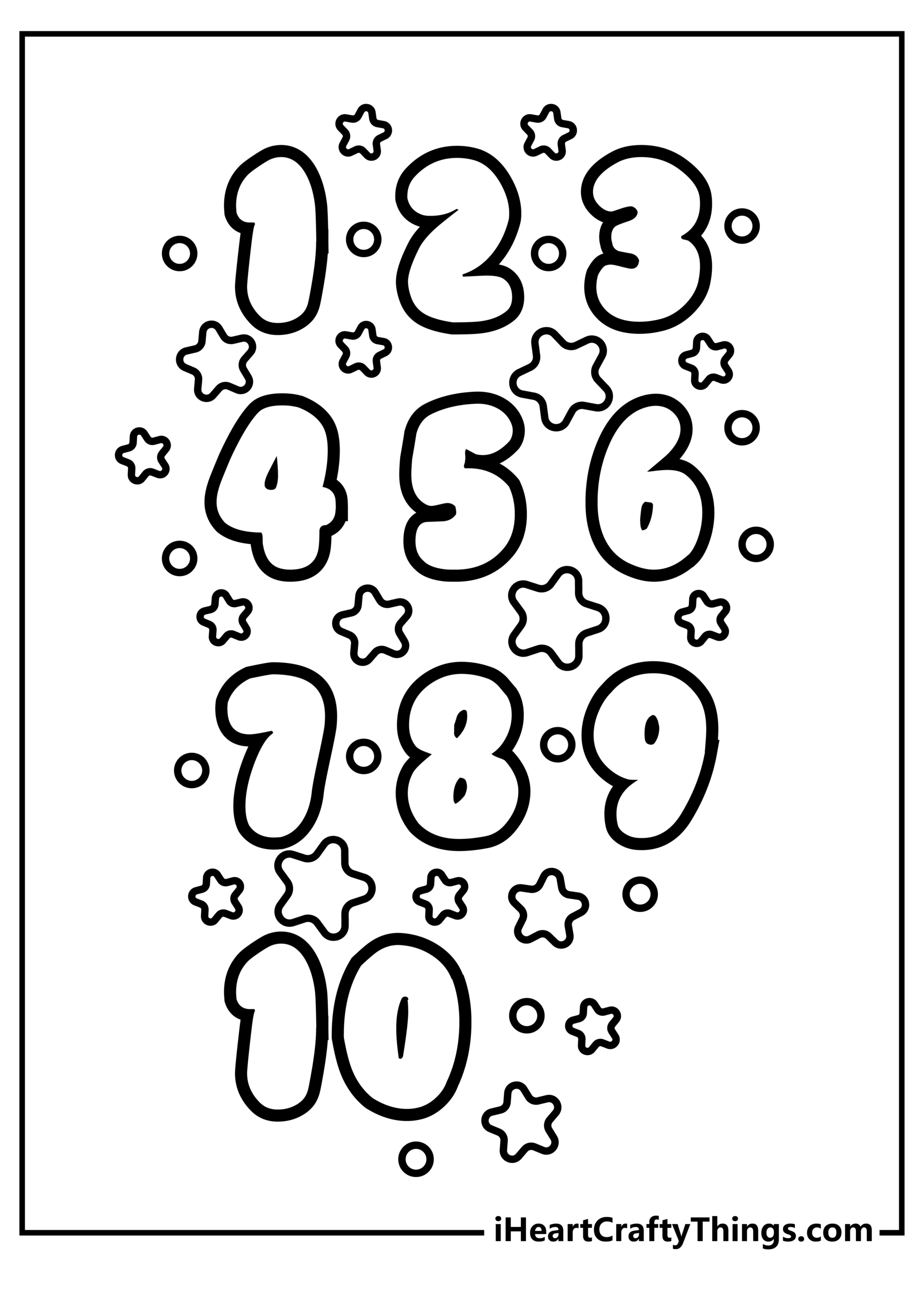 Printable Coloring Pages By Number