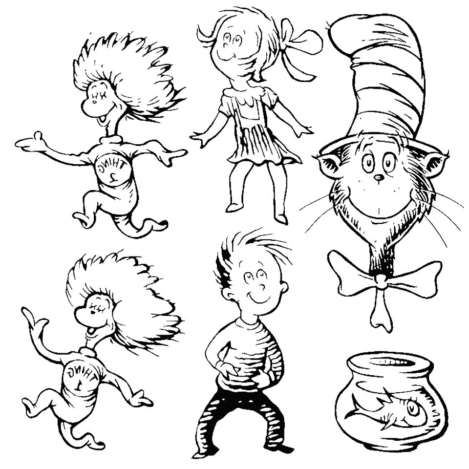 Coloring Pages Dr Seuss Coloring Pages