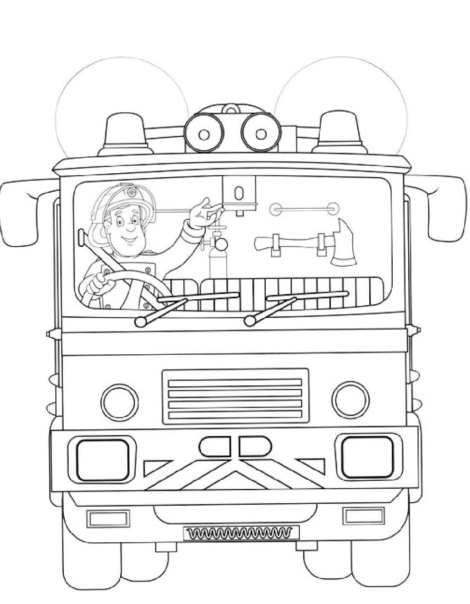 Coloring Pages Fireman Sam 100 Coloring Pages Print For Kids