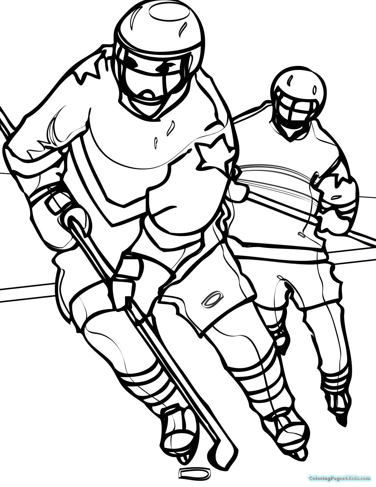 Free Sports Coloring Pages Printable