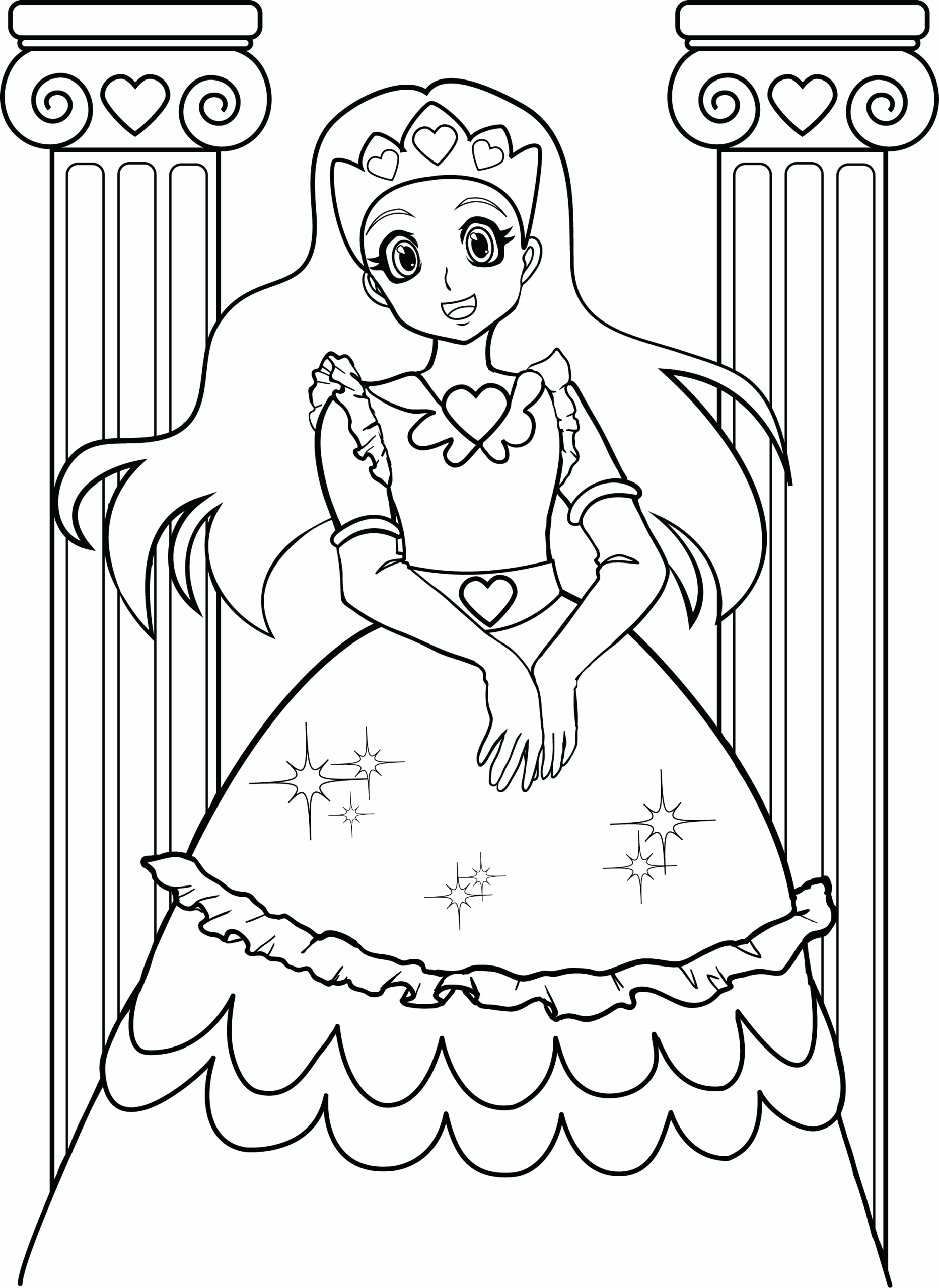 Girls Coloring Pages
