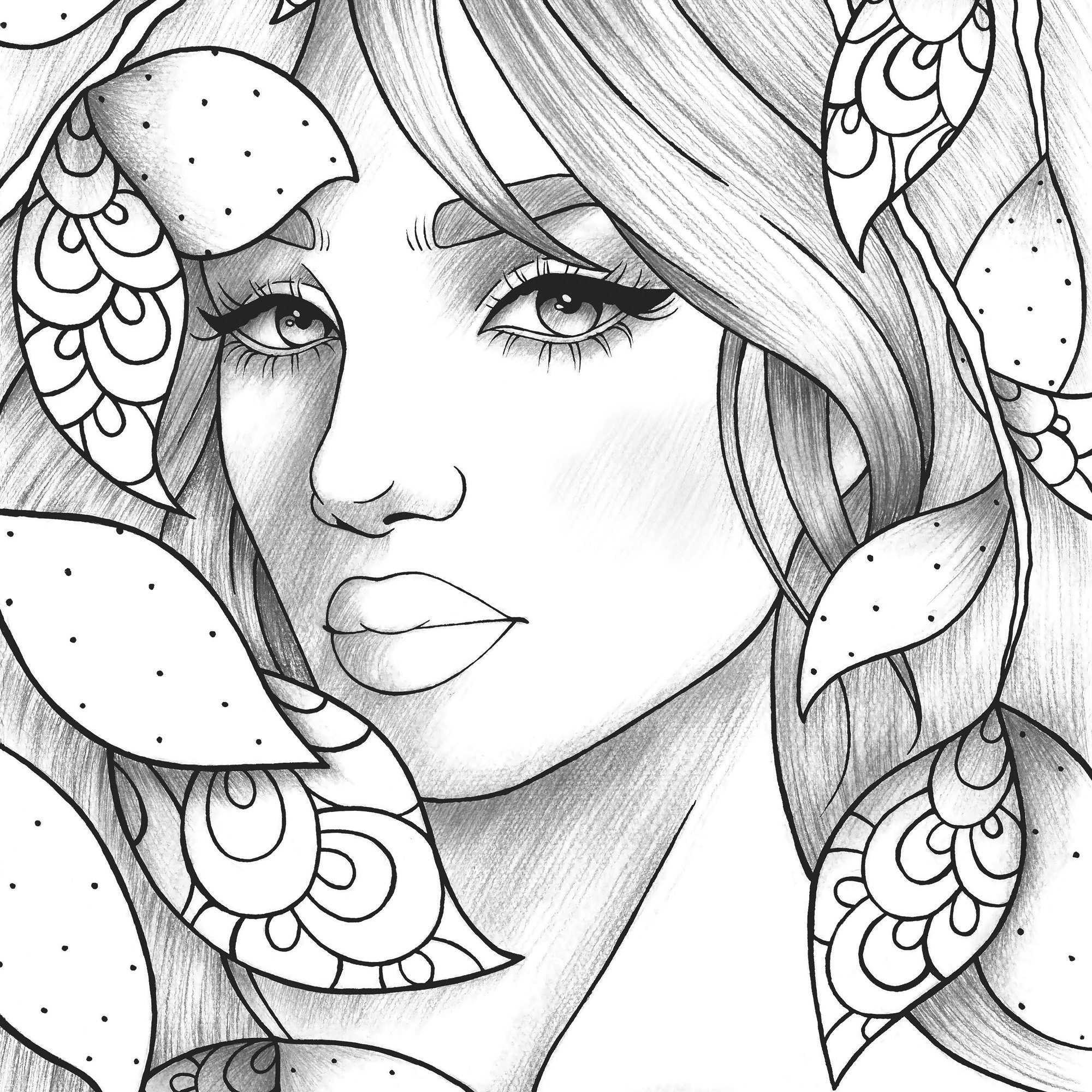 Coloring Pages For Girls Girls Coloring Pages Easy Coloring Home ColoringPages234