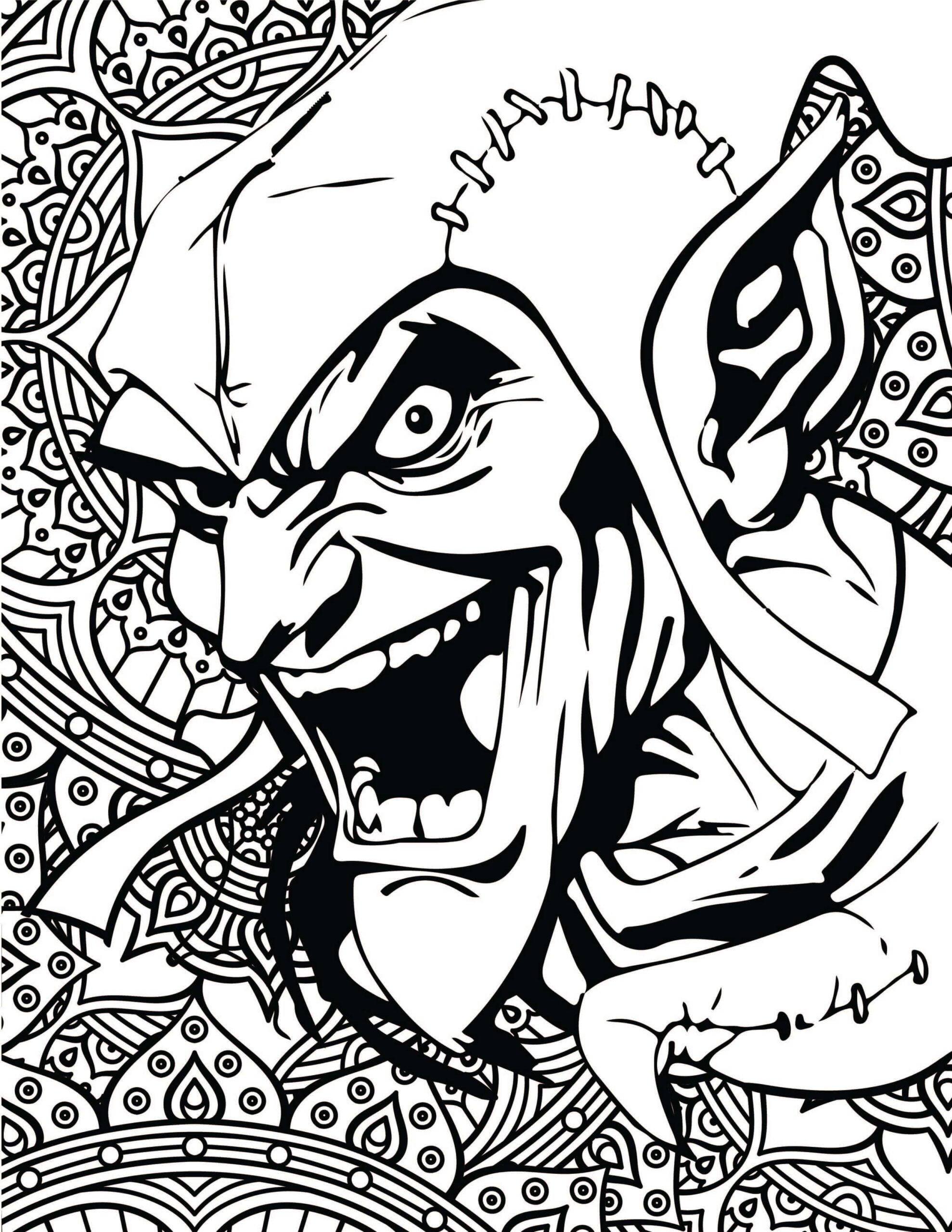 Coloring Pages For Kids Supervillain Ferrisquinlanjamal