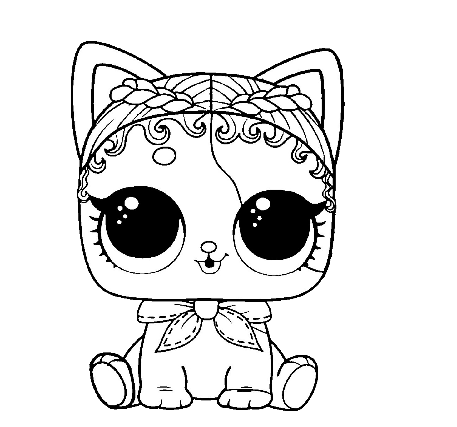 Coloring Pages Lol Dolls Pets Zipback