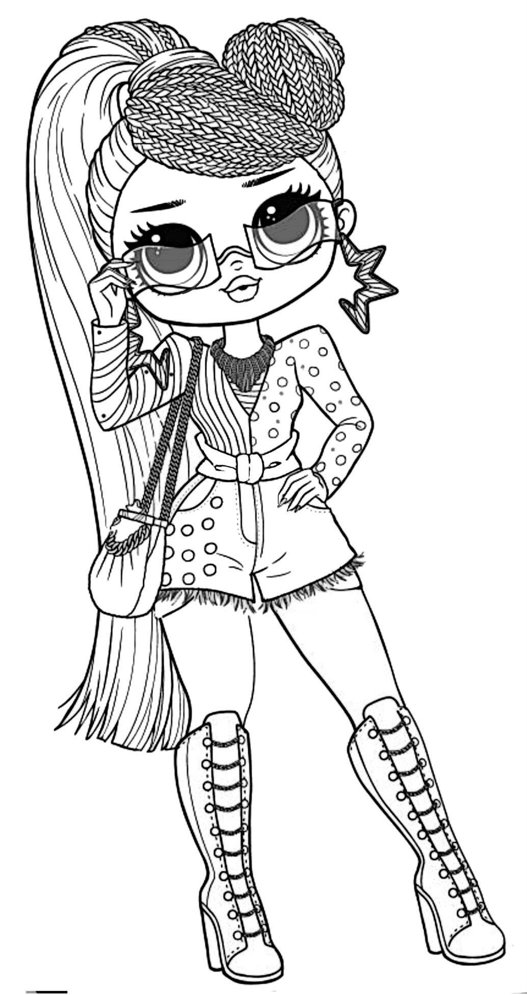 Coloring Pages Lol Omg Dolls